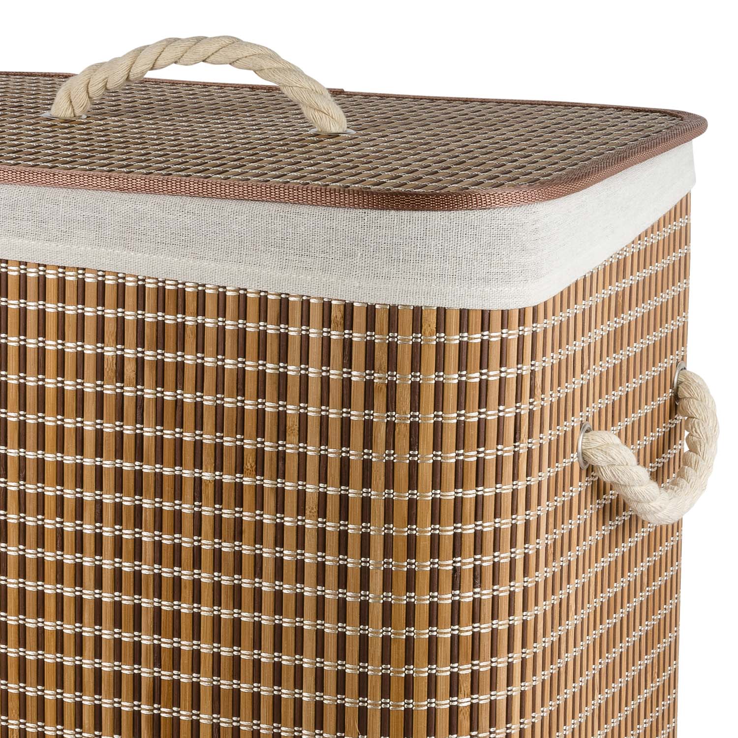 Корзина для белья Selecta 40x30x50 см из бамбука