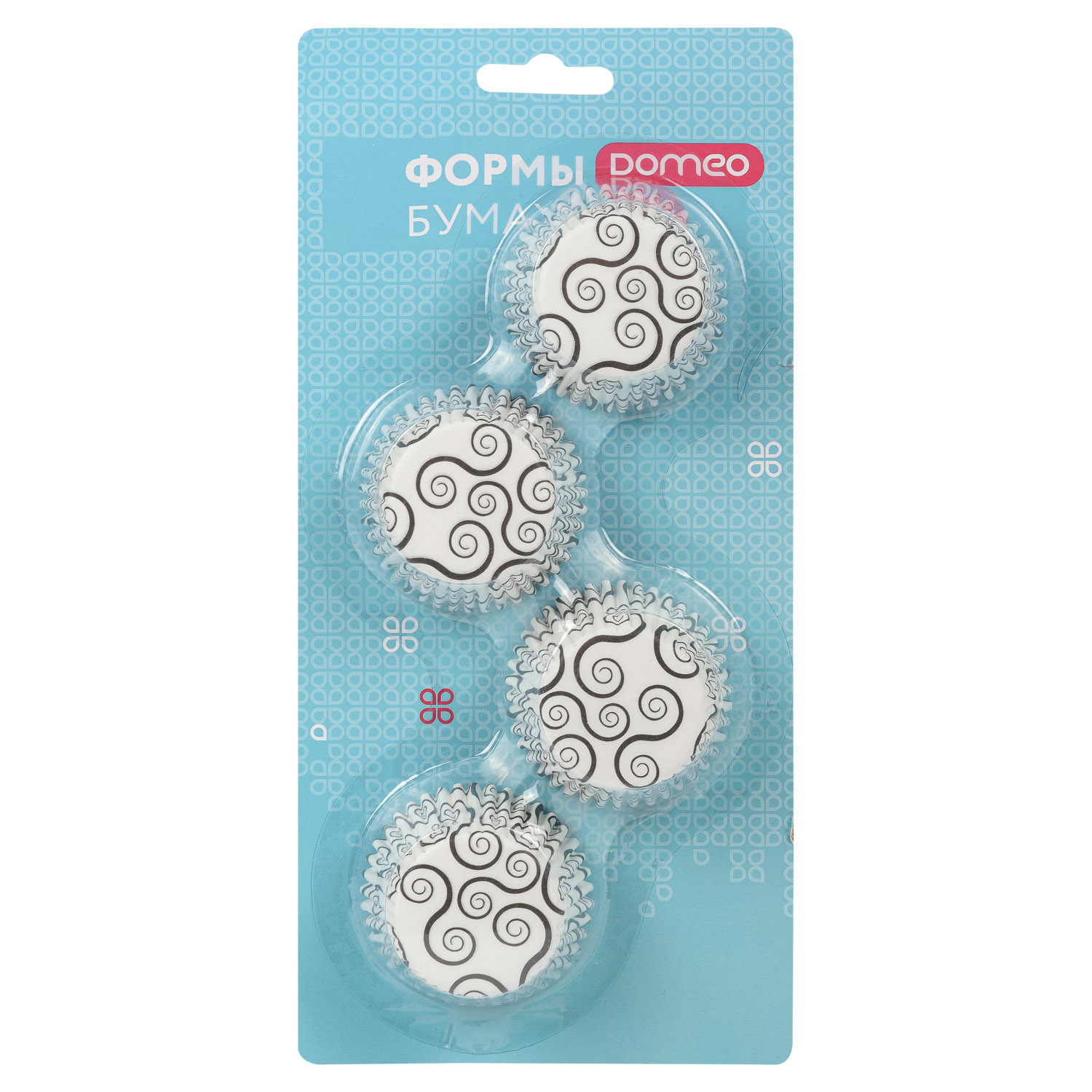 Формы для выпечки DOMEO «Дуэт» 100 шт. бумажные цвет в ассортименте