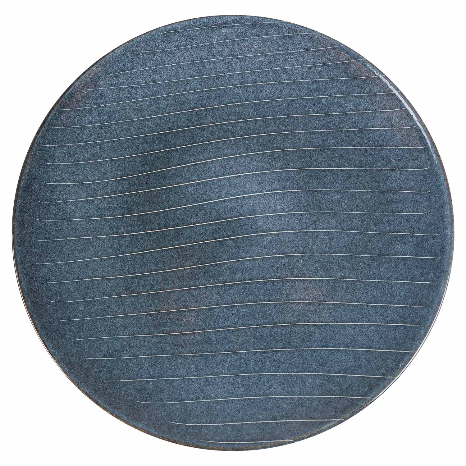 Тарелка обеденная DOMEO «Страйп темный» 27 см