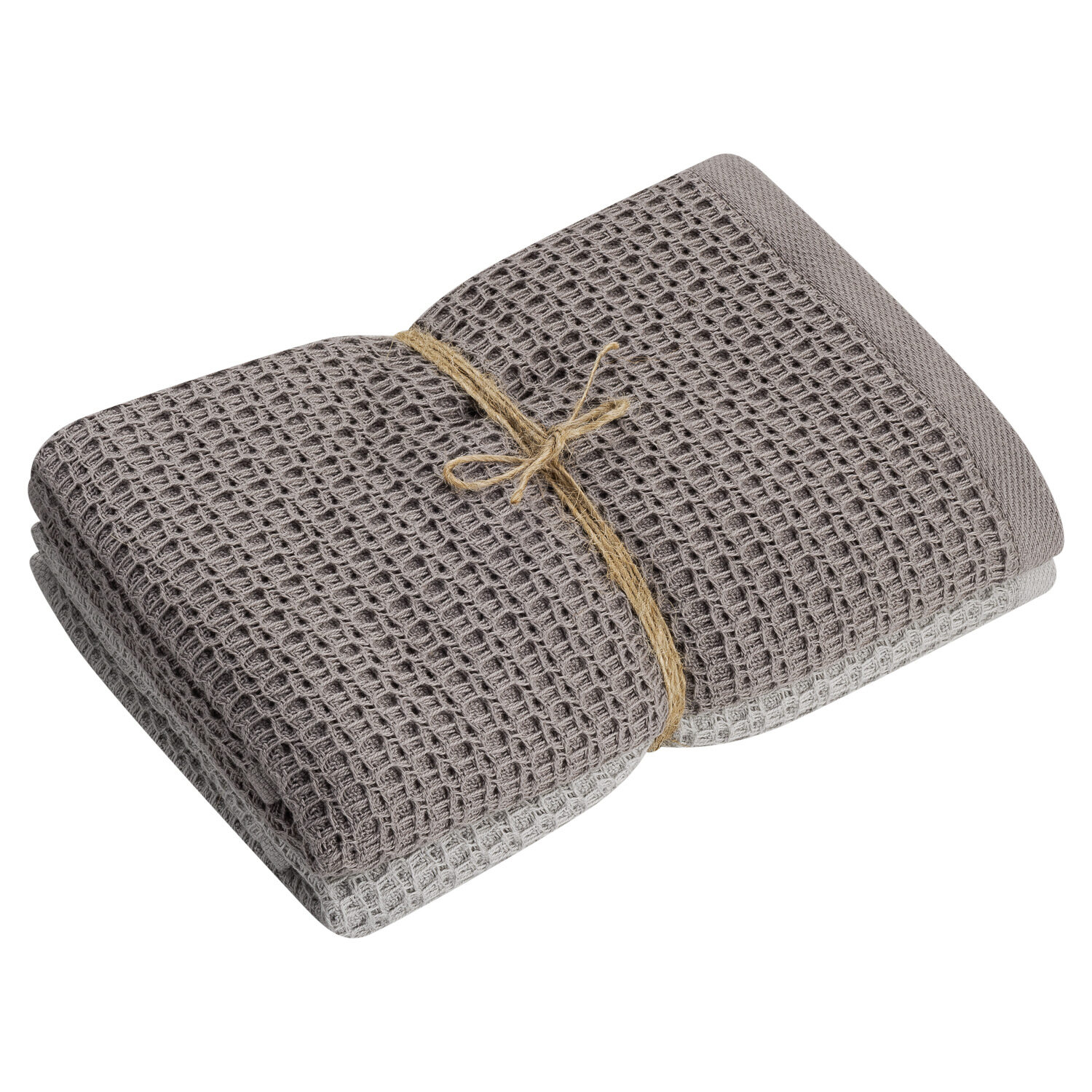 Набор из 2-х полотенец Selecta «Мышинно-серый» 40x60 см