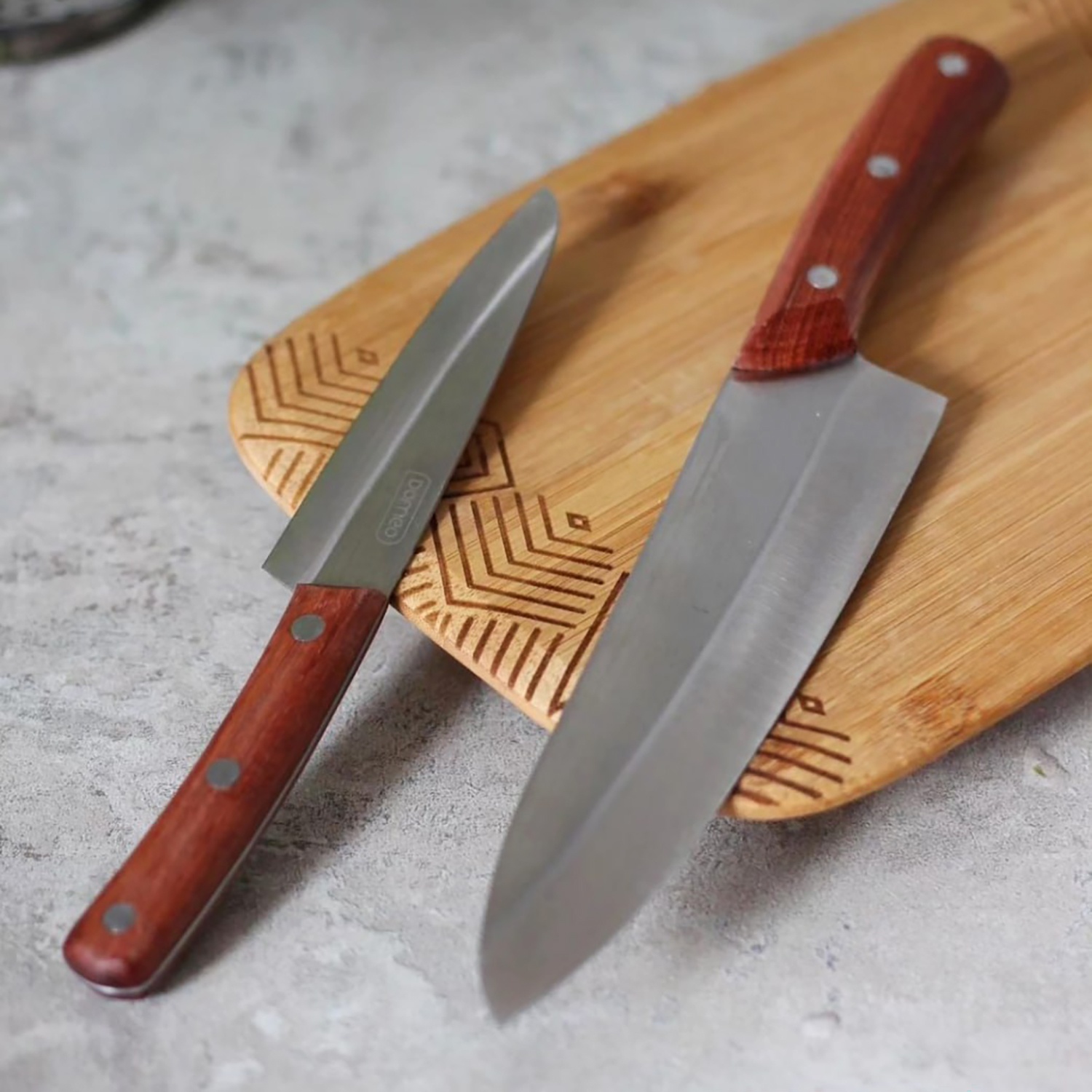 Нож поварской DOMEO Wood 20 см