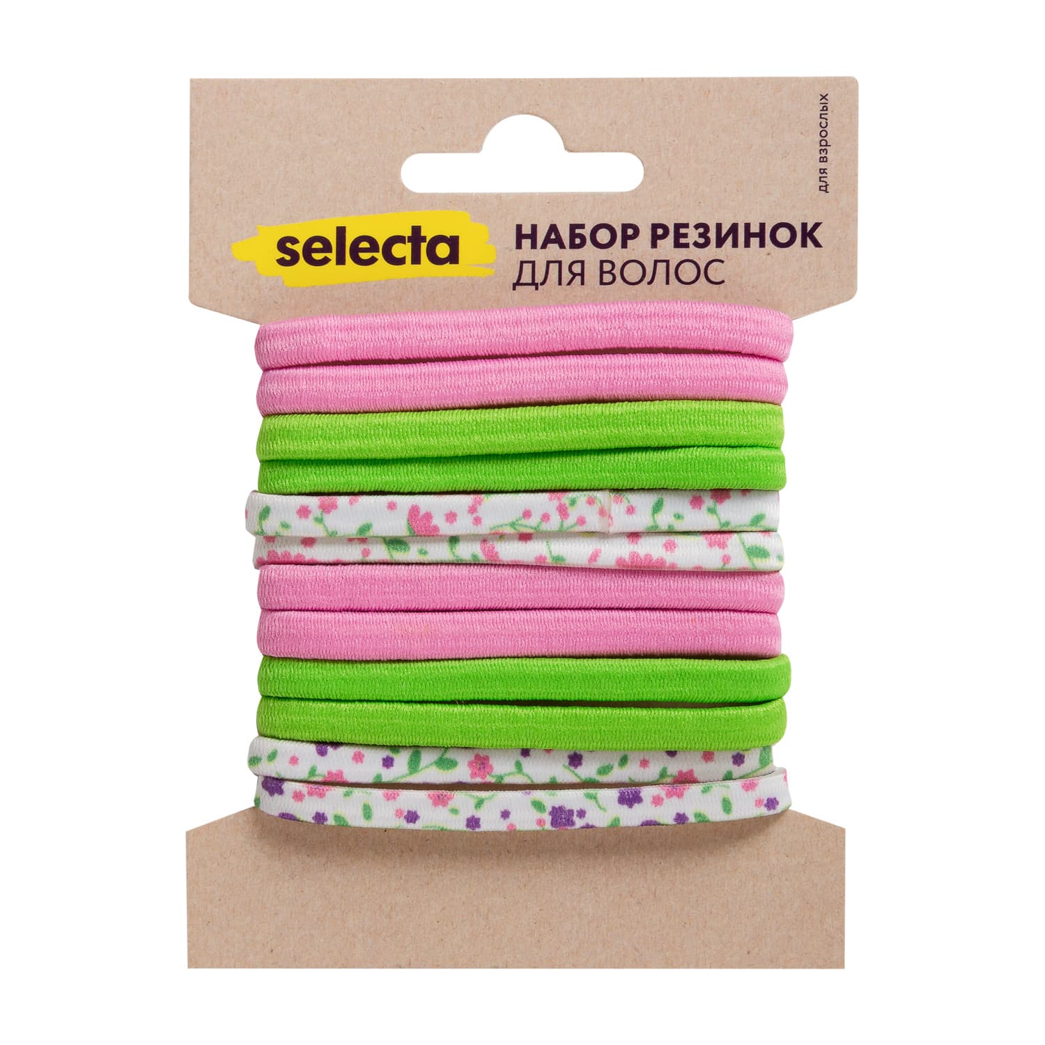 Набор резинок для волос Selecta 12 шт.