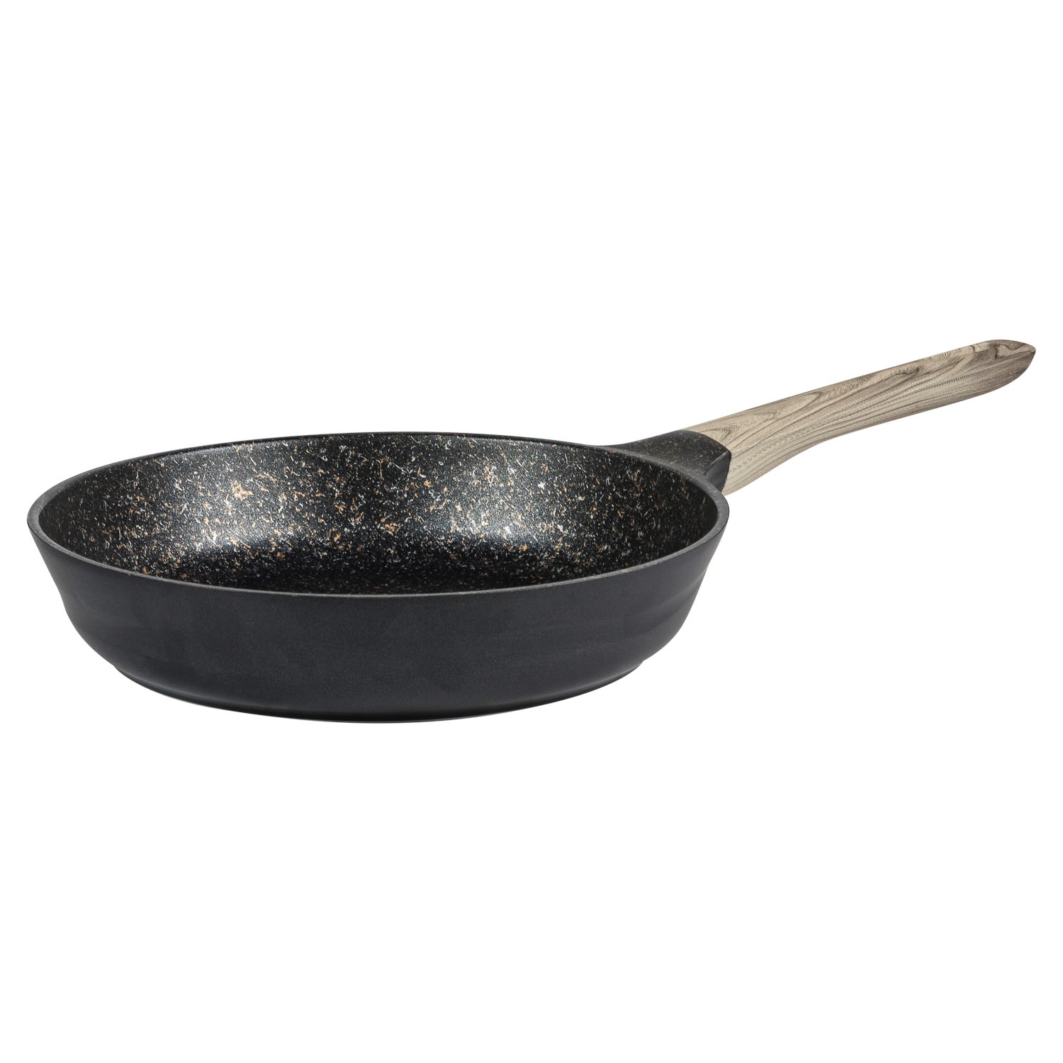 Сковорода DOMEO «Черный мрамор gold» 24 см