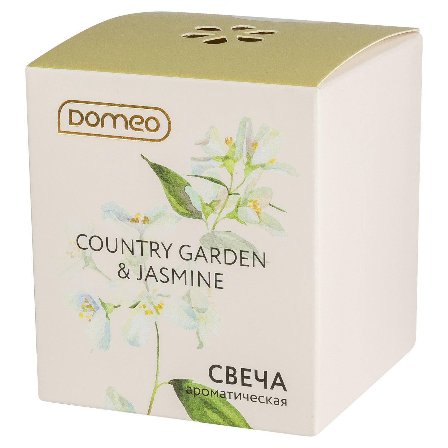 Свеча ароматизированная в стакане Selecta Country Garden & Jasmine 7,5x8,5 см