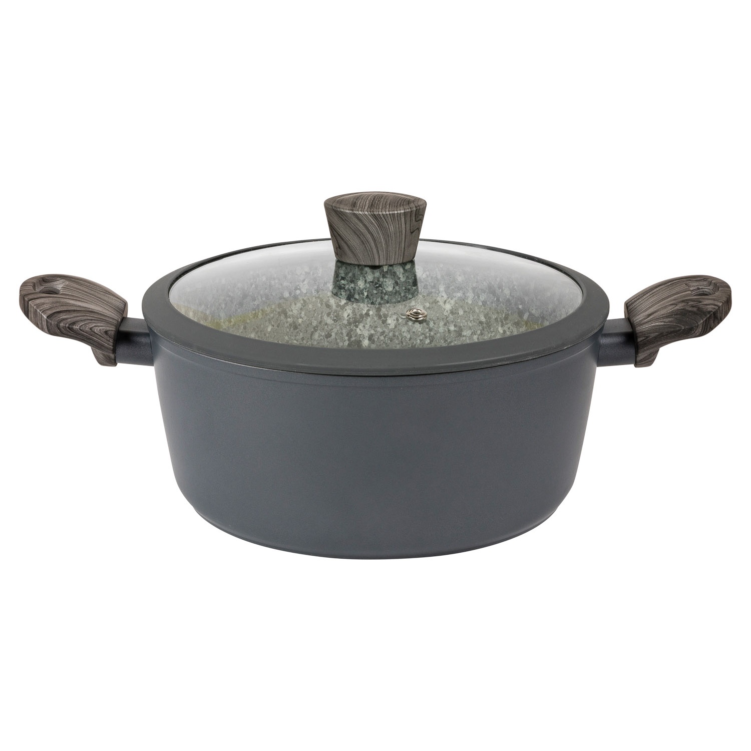 Кастрюля DOMEO Granit new 4,4 л с крышкой