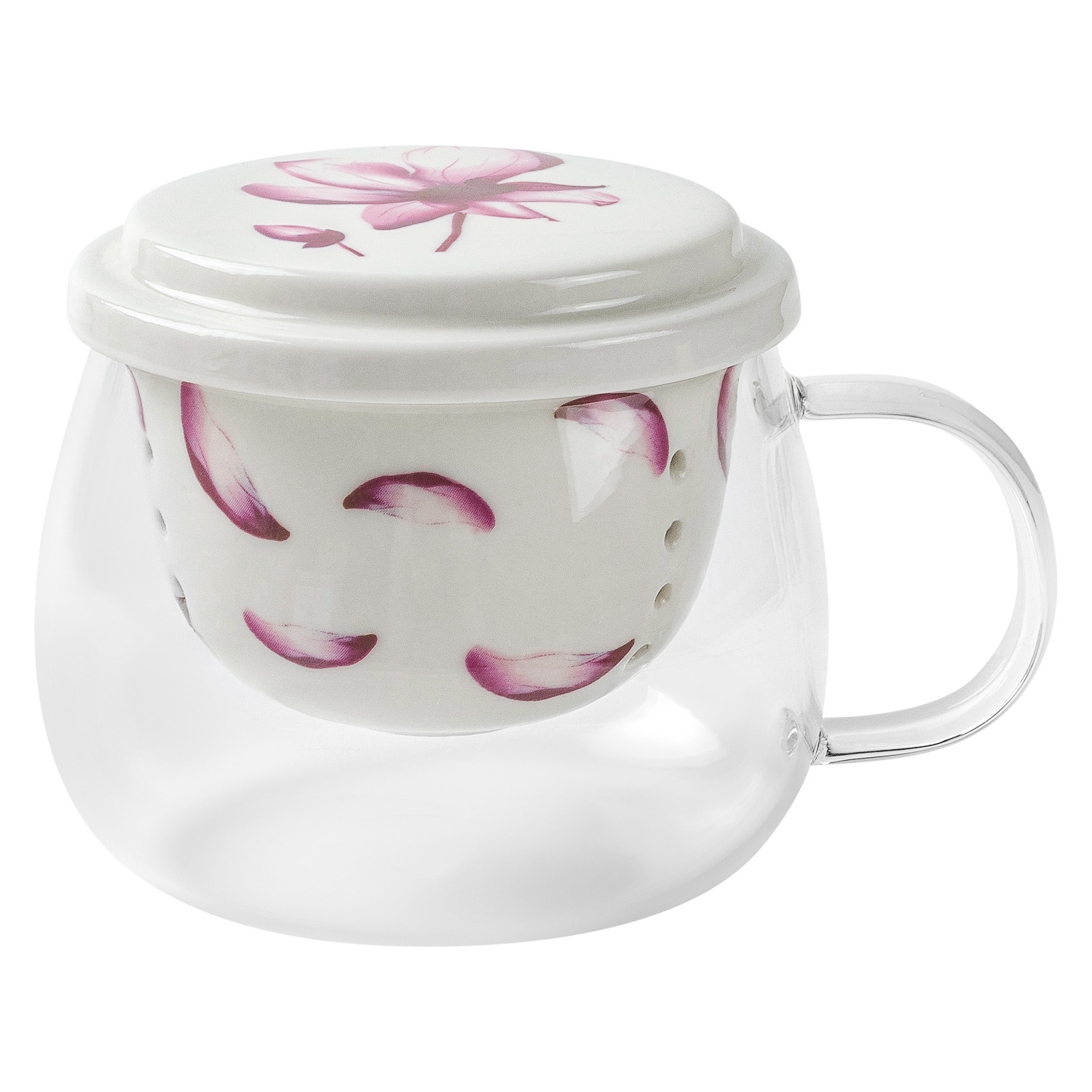 Кружка заварочная DOMEO 400 мл цвет в ассортименте