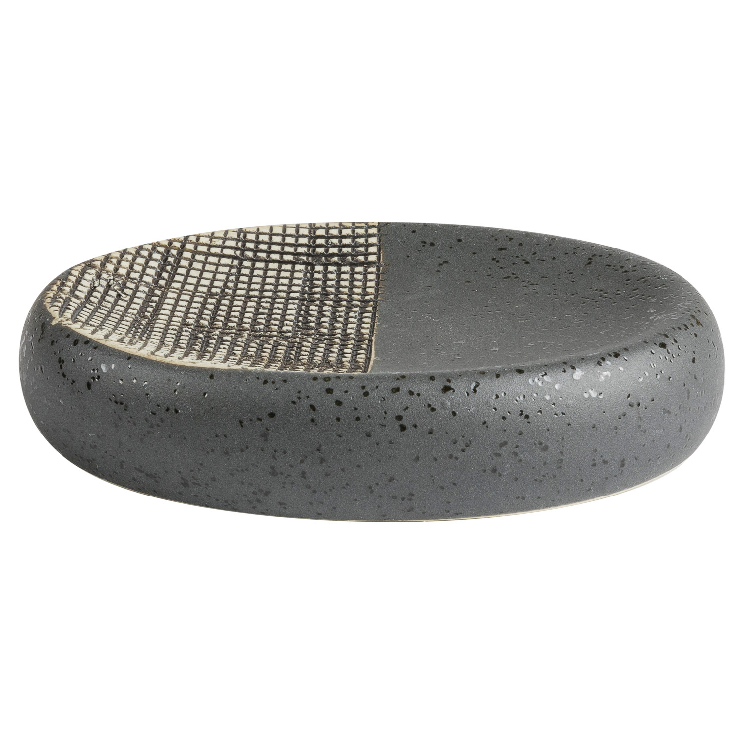 Мыльница Selecta темно-серого цвета