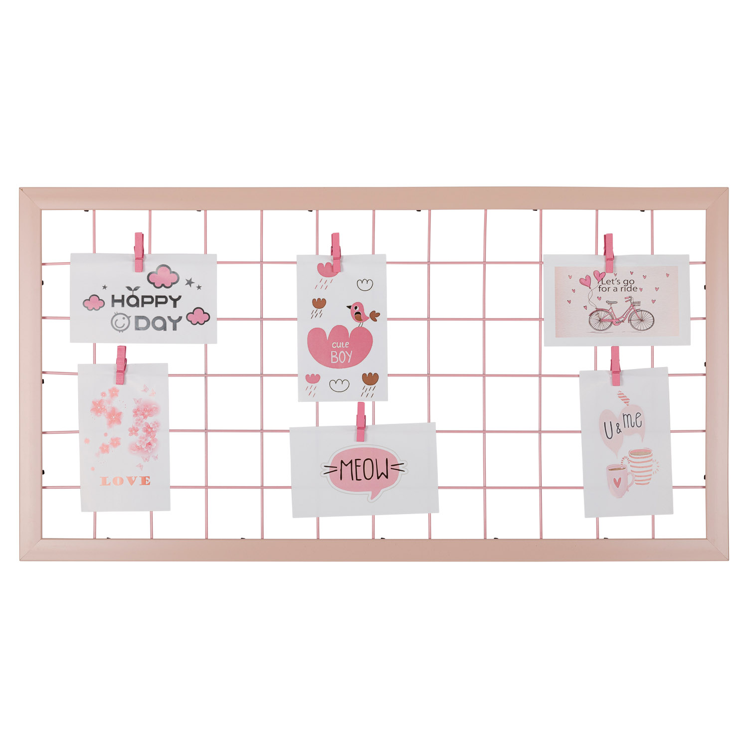 Фоторамка с прищепками Selecta 33x63 см в ассортименте