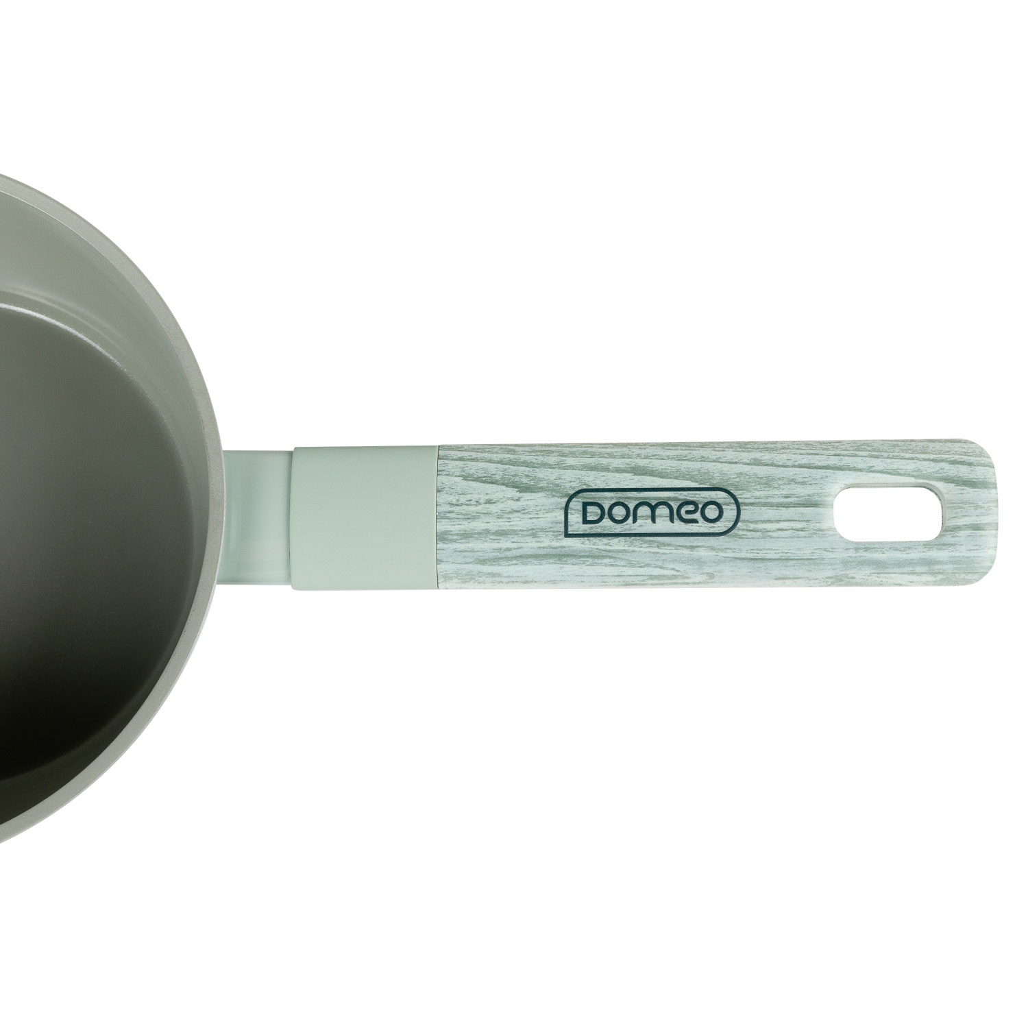 Ковш DOMEO Ceramic green 16 см с керамическим покрытием