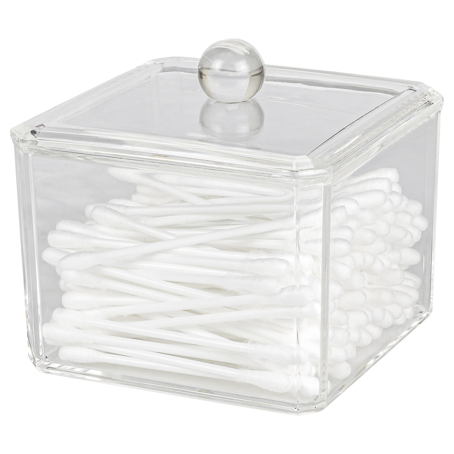 Баночка для ушных палочек Selecta 9x9x9 см