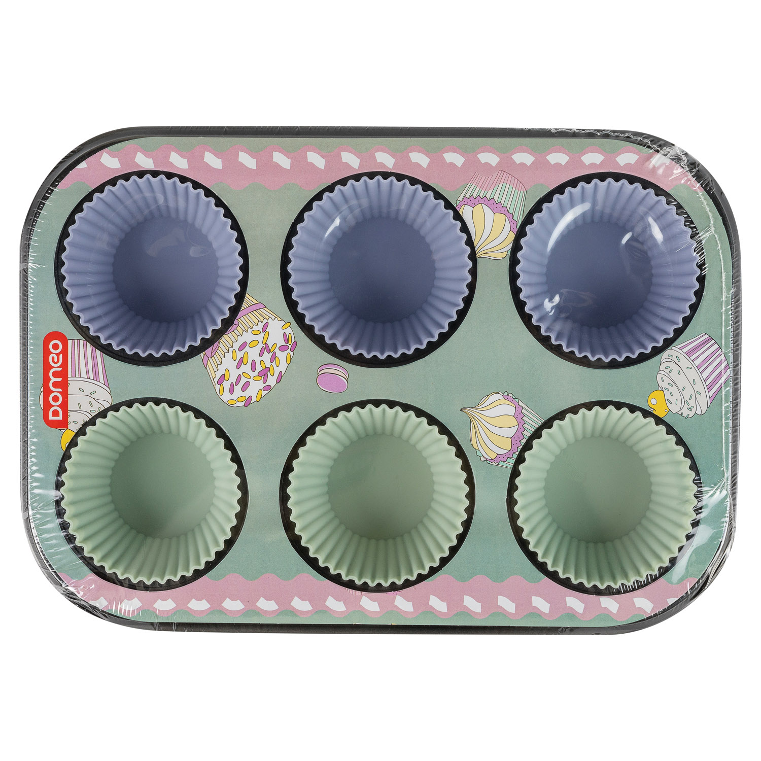 Набор форм для выпечки DOMEO «Астра» 6 шт. 7x3,5 см