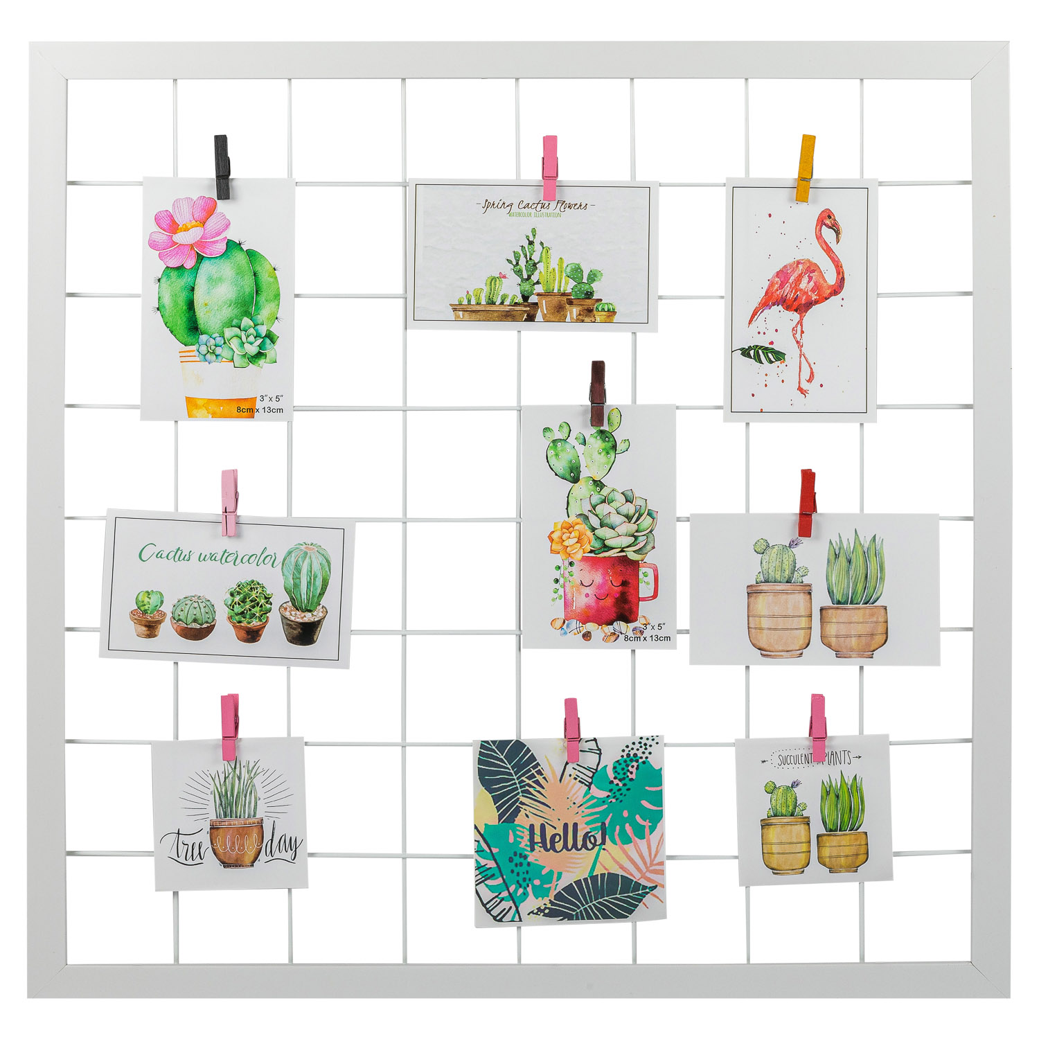 Фоторамка с прищепками Selecta 51x51 см