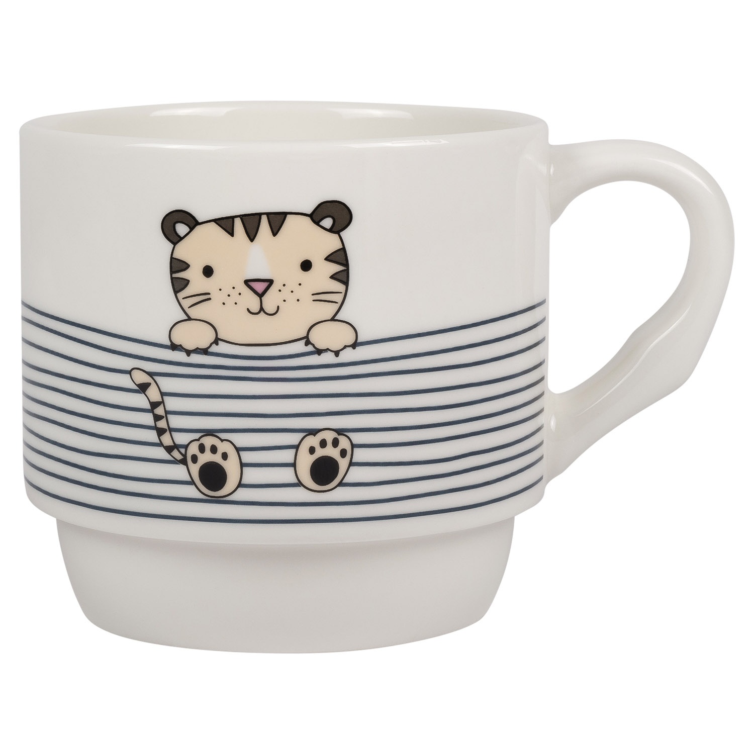 Набор кружек DOMEO 4 шт. 305 мл на подставке