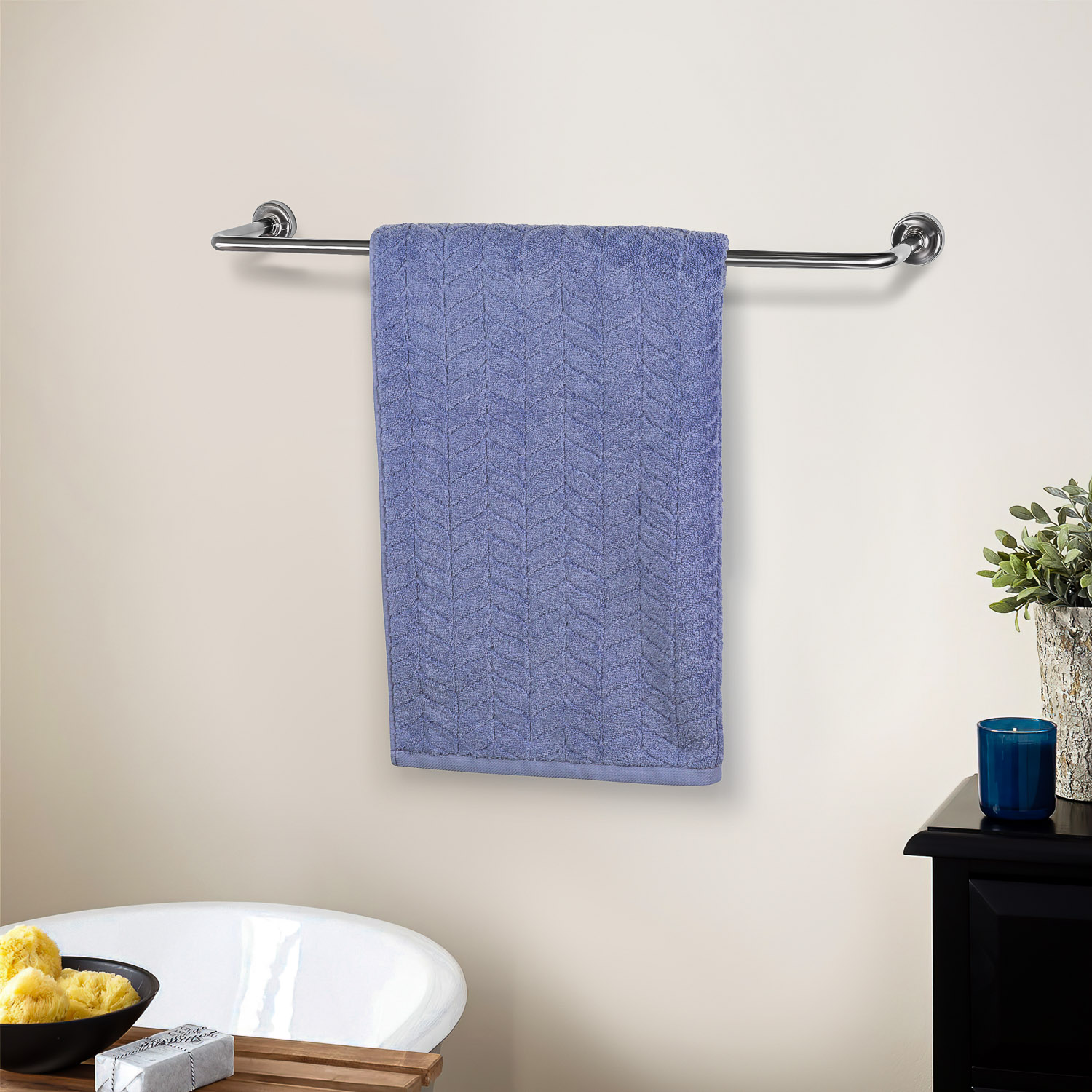 Полотенце для тела Selecta 65х140 см из махровой ткани голубого цвета