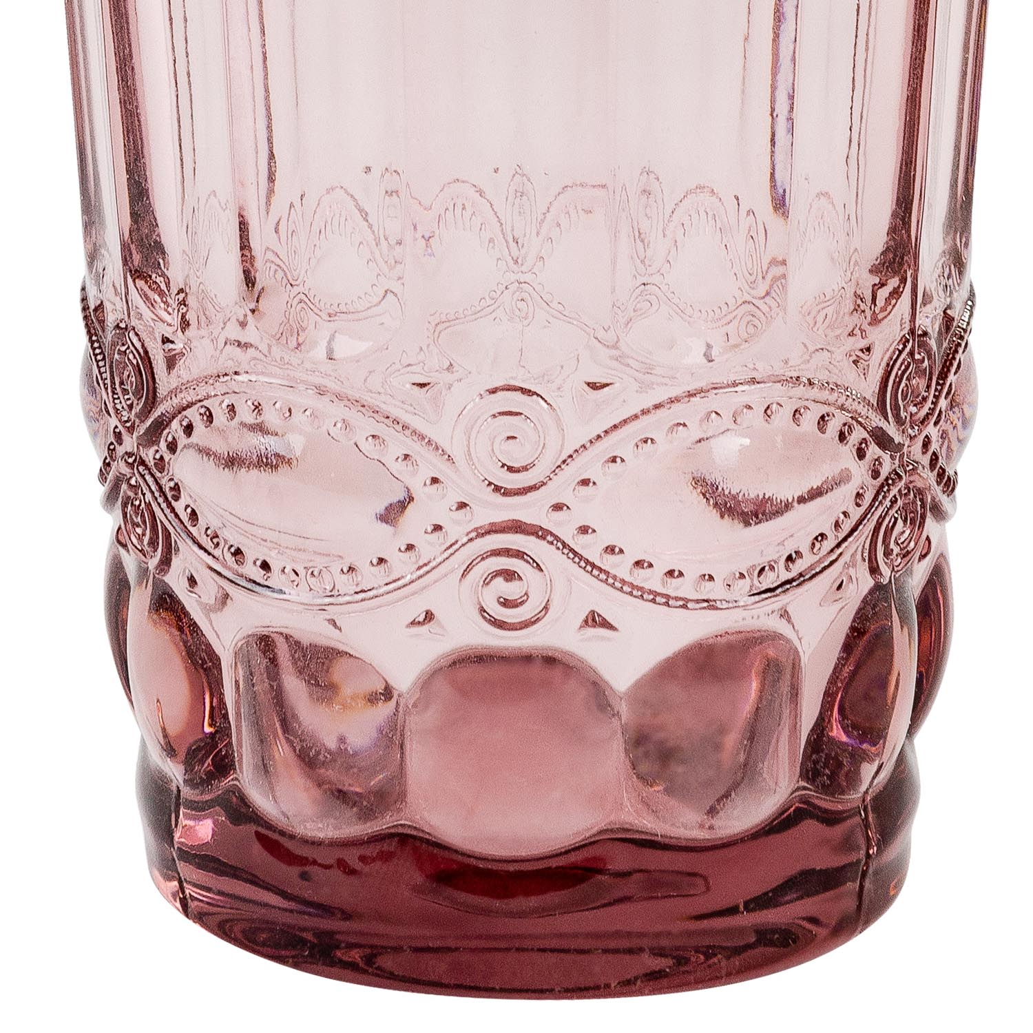 Набор стаканов DOMEO «Серпентина Розовый» 6 шт. 350 мл