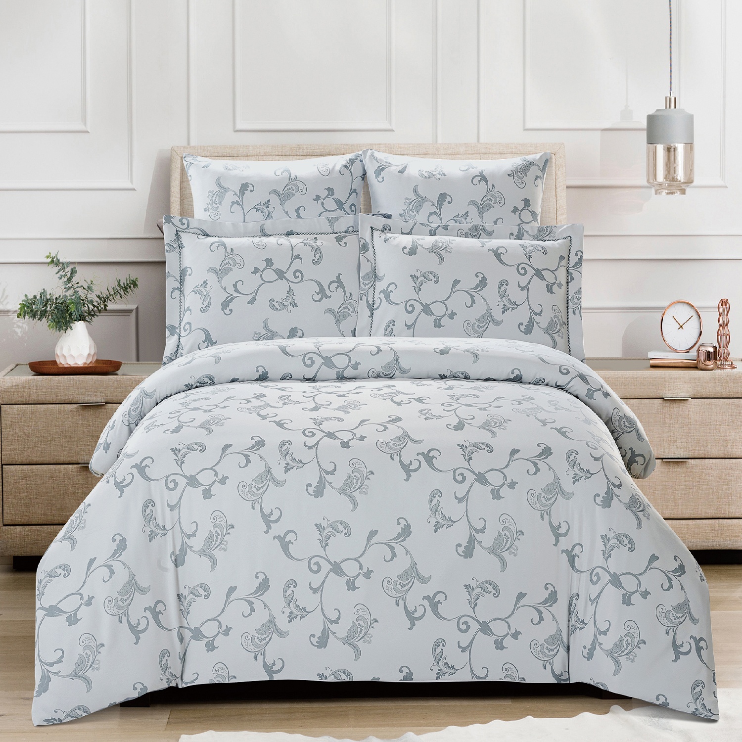 Комплект постельного белья Cleo Tencel Jacquard семейный