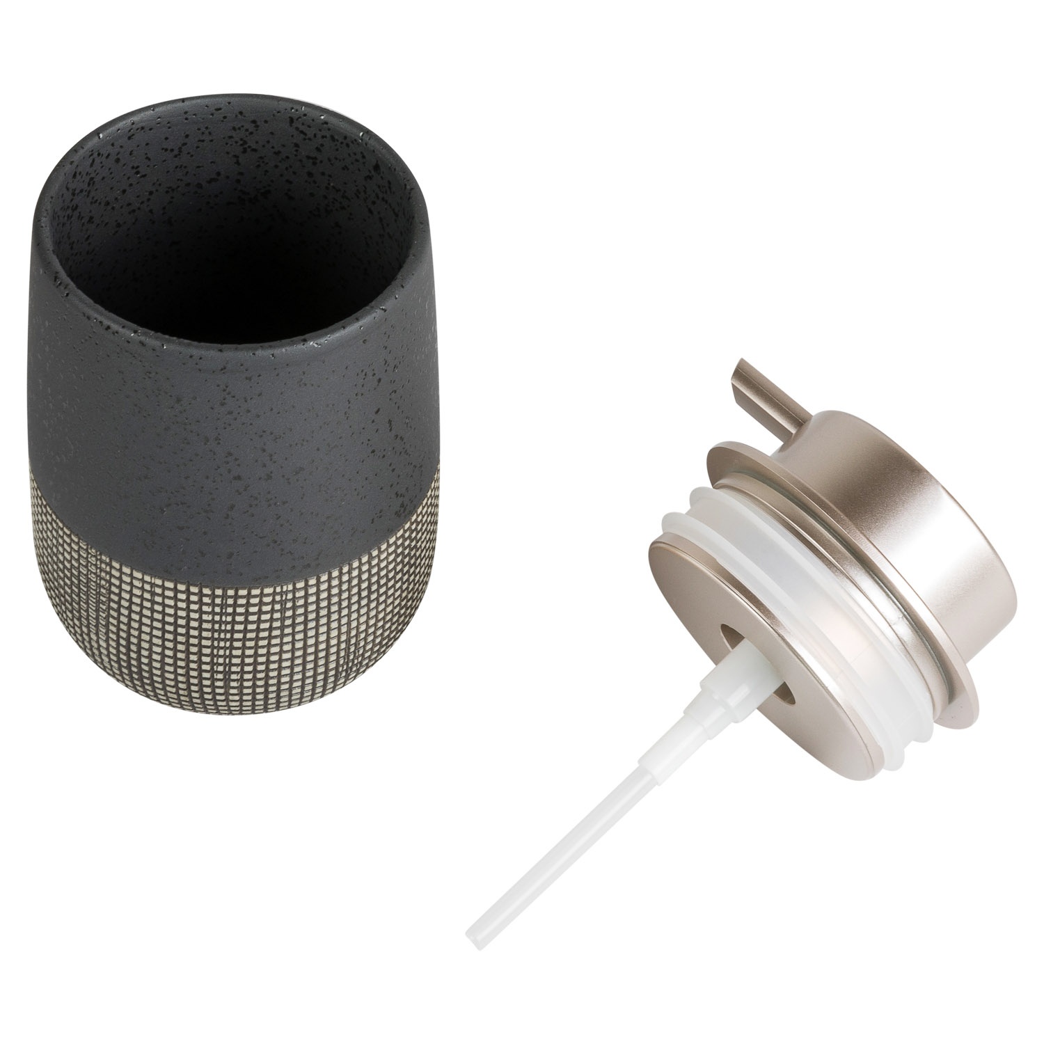 Дозатор Selecta темно-серого цвета