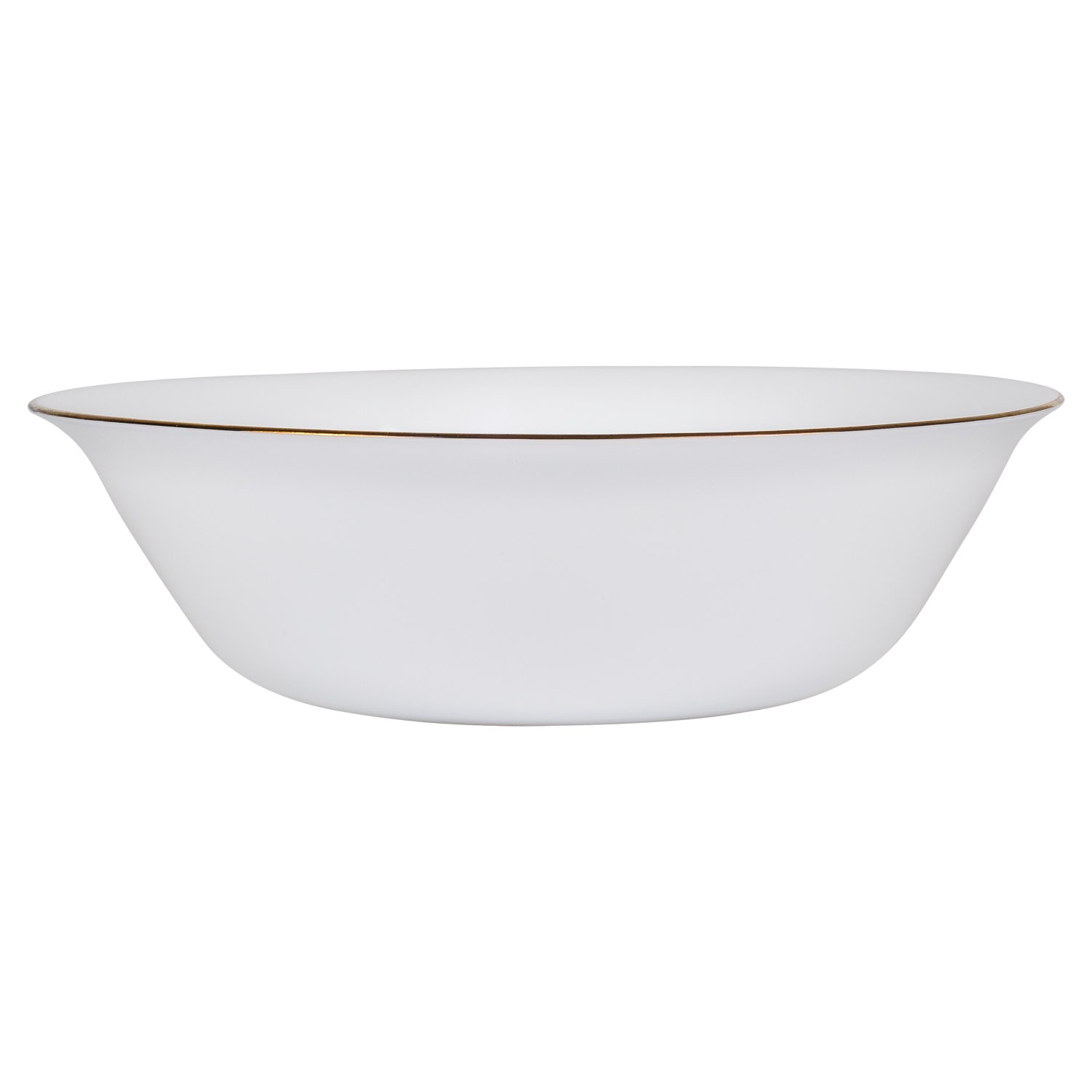 Салатник DOMEO «Классика с золотой отводкой» 19 см