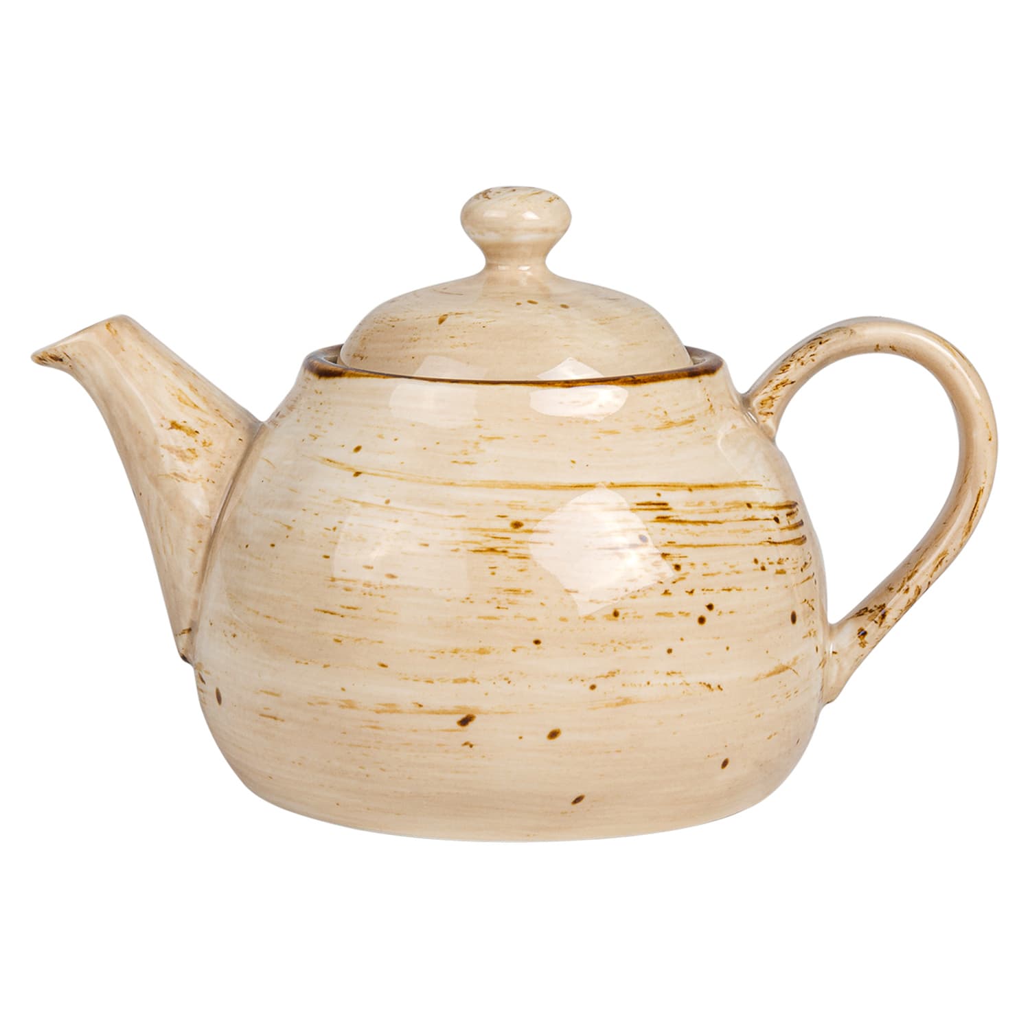 Чайник заварочный DOMEO Sandy 500 мл из фарфора бежевого цвета