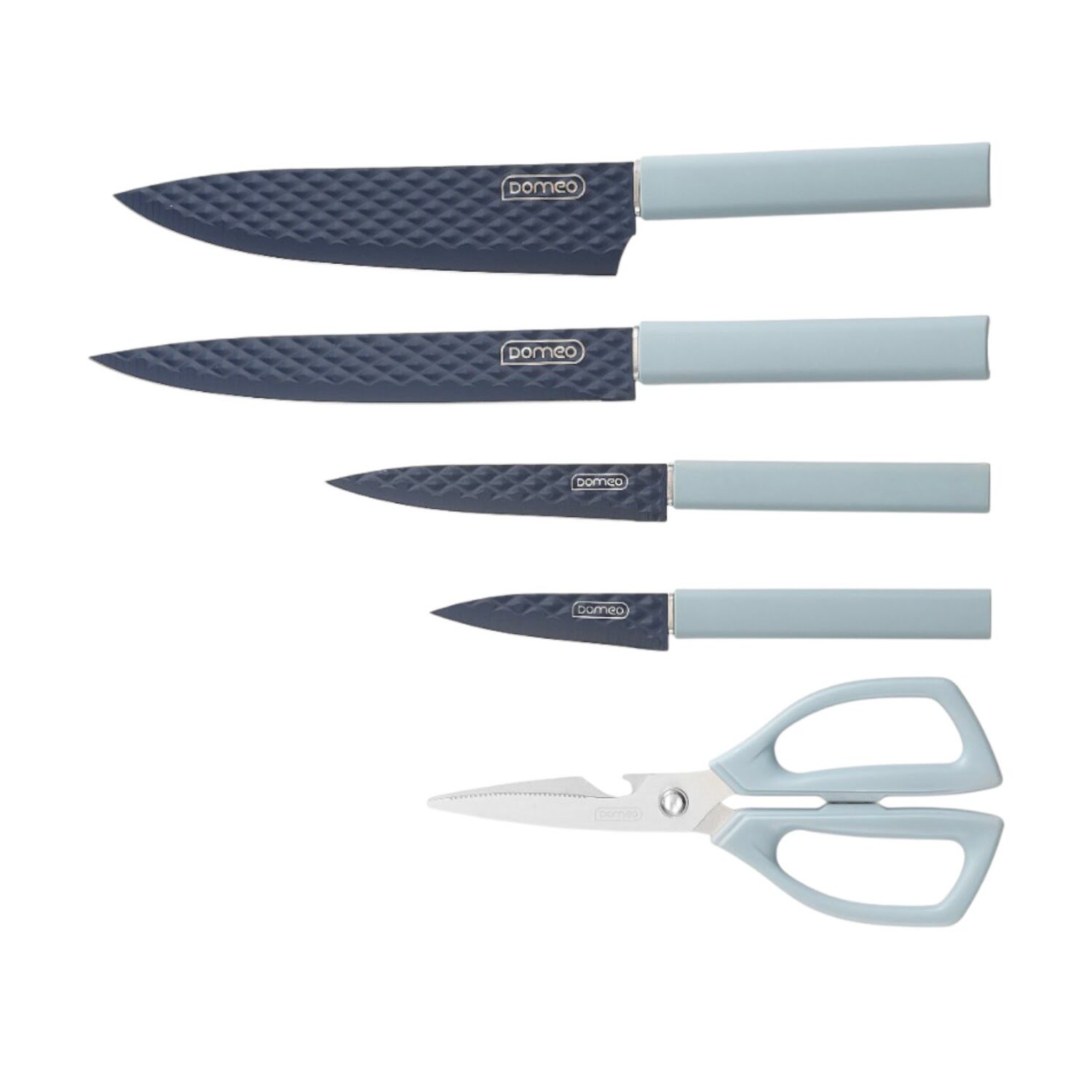Набор ножей на подставке DOMEO Axe 6 предметов