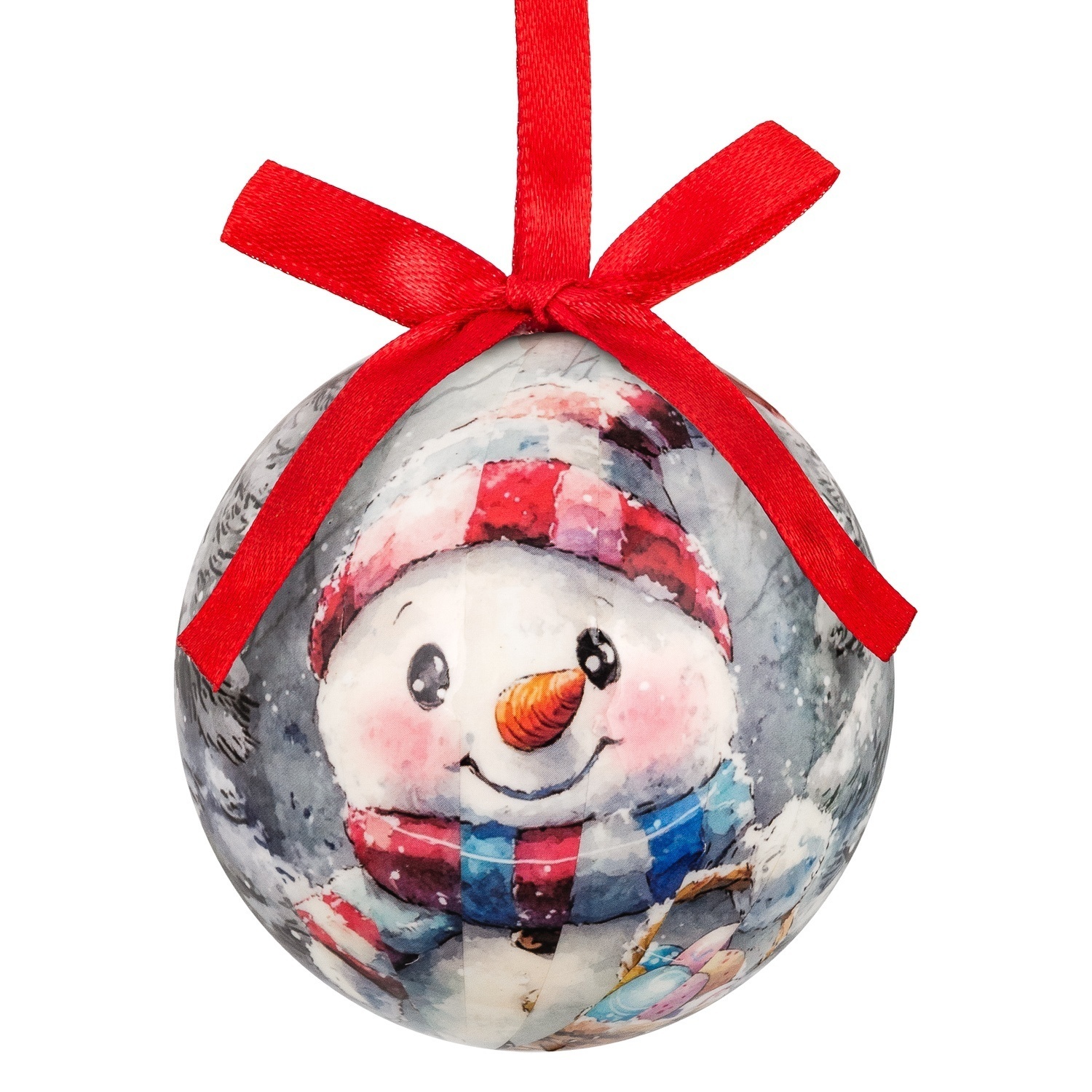 Набор ёлочных шаров Selecta Christmas 7,5 см 3 шт.