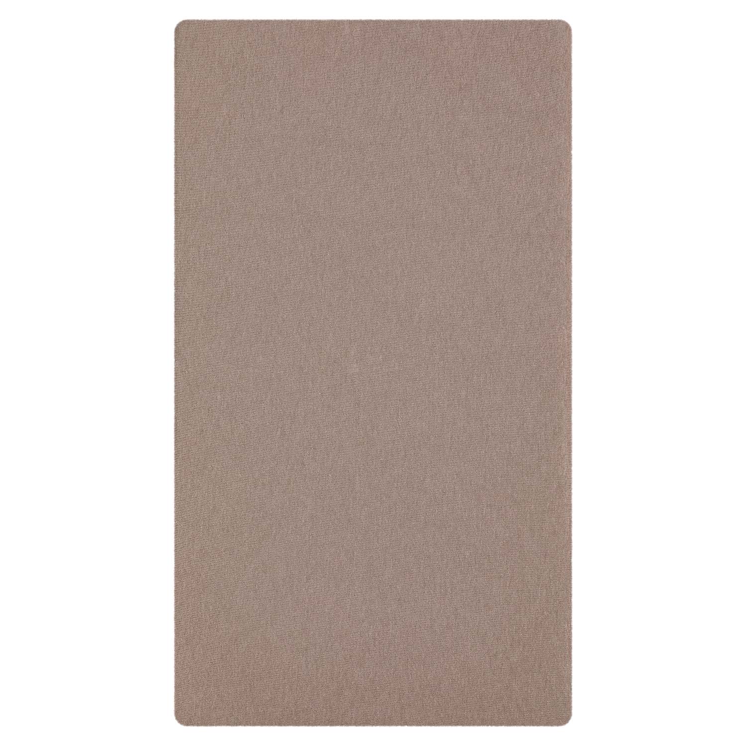 Простыня Selecta Lita евро 200x200x30 см на резинке светло-коричневого цвета