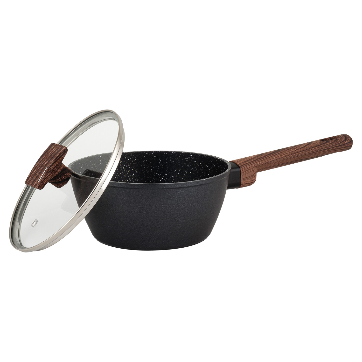 Ковш DOMEO Сrystal marble 18 см с покрытием мрамор