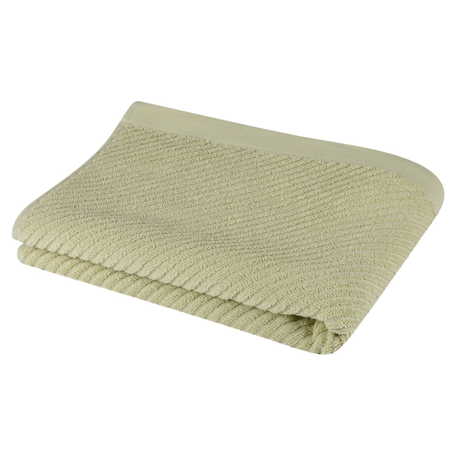 Полотенце Selecta «Аннаси» 70x140 см зелёного цвета