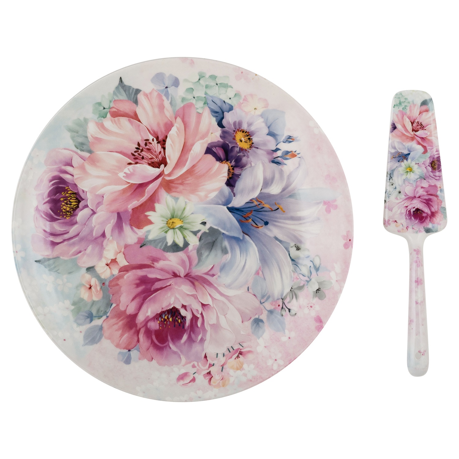 Блюдо для торта DOMEO с лопаткой