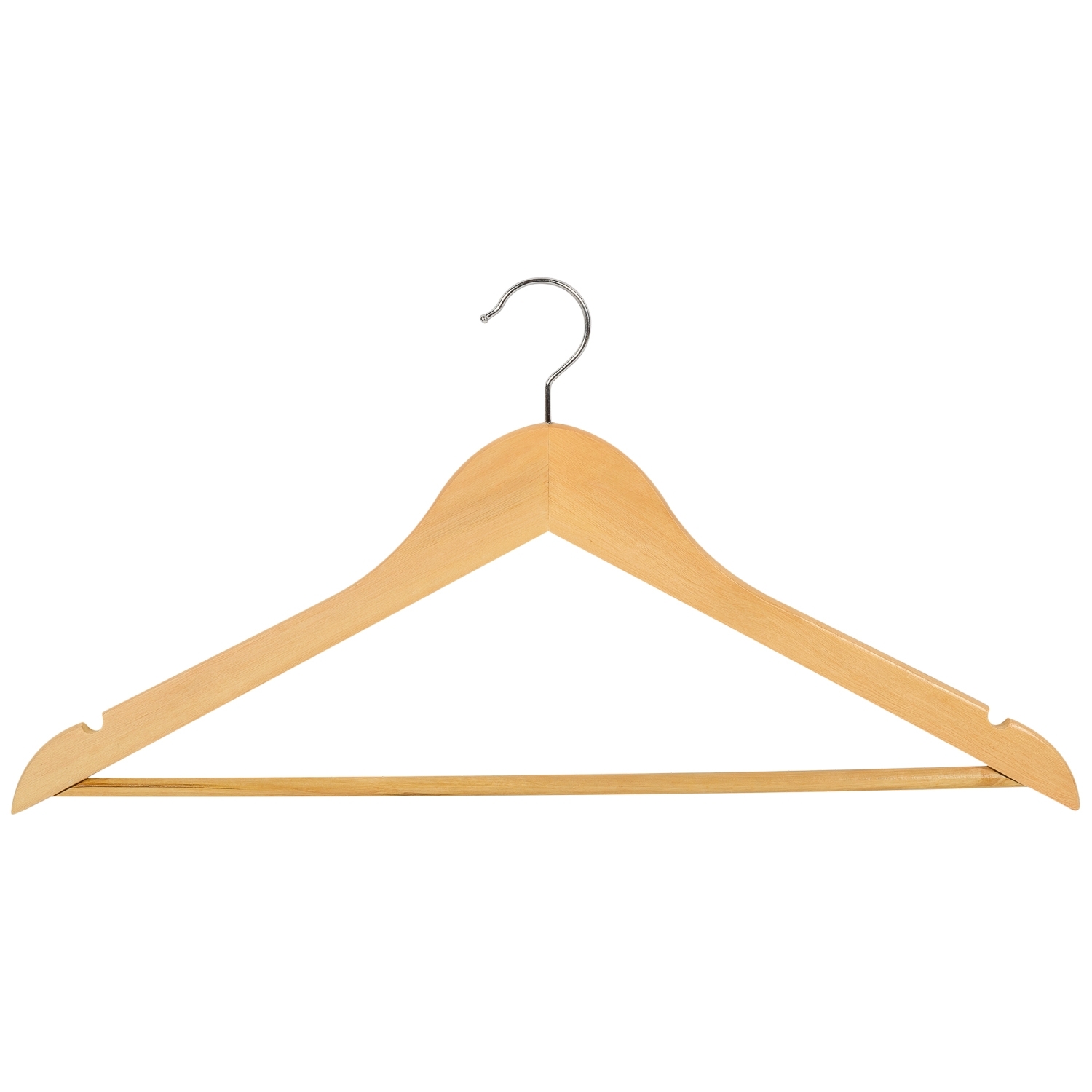 Вешалка деревянная с перекладиной Selecta 44,5 см