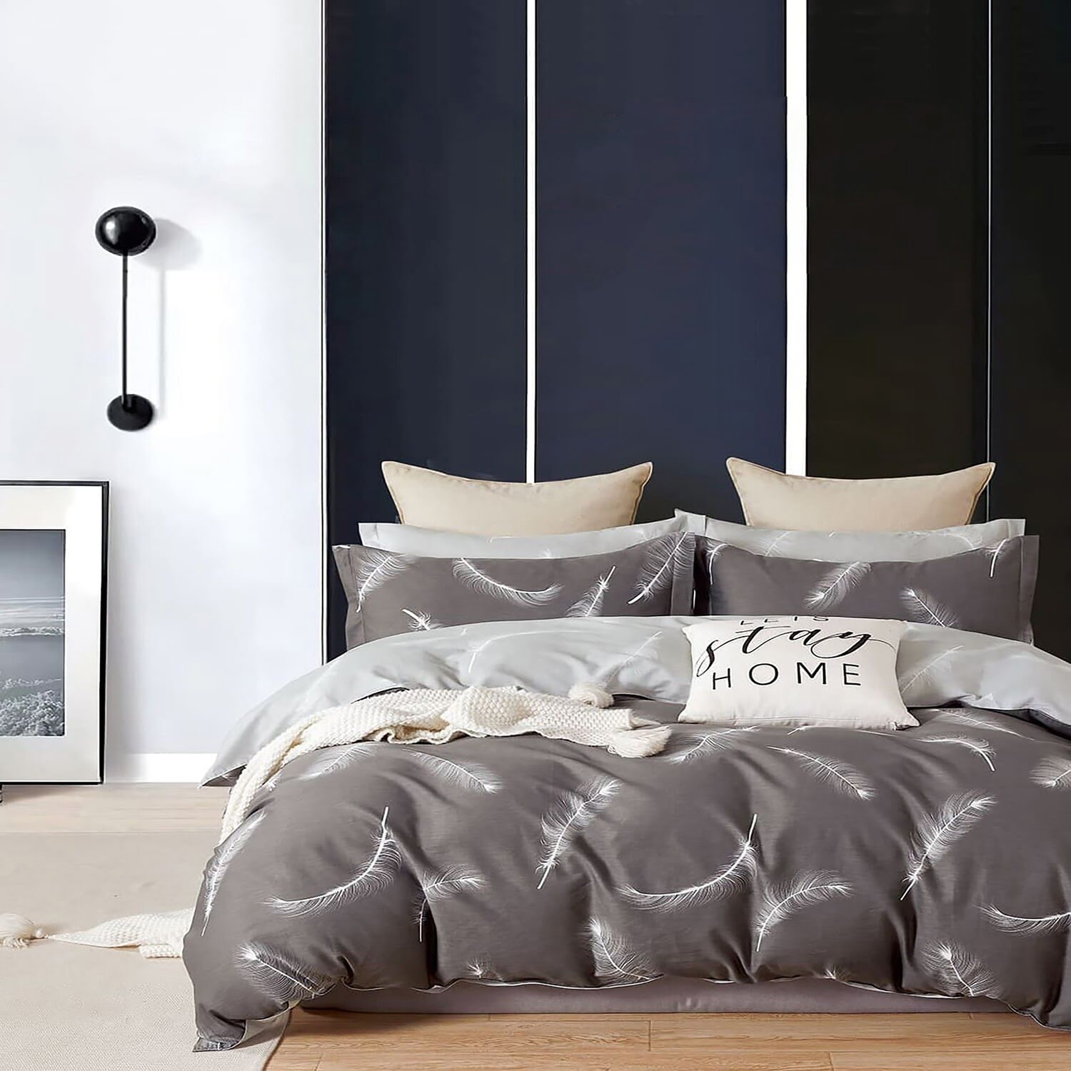 Комплект постельного белья Cleo Satin de Luxe дуэт набивной