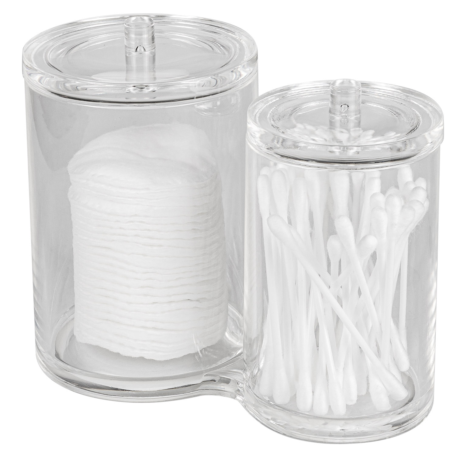 Баночка для дисков и ушных палочек Selecta 15x8x12,5 см