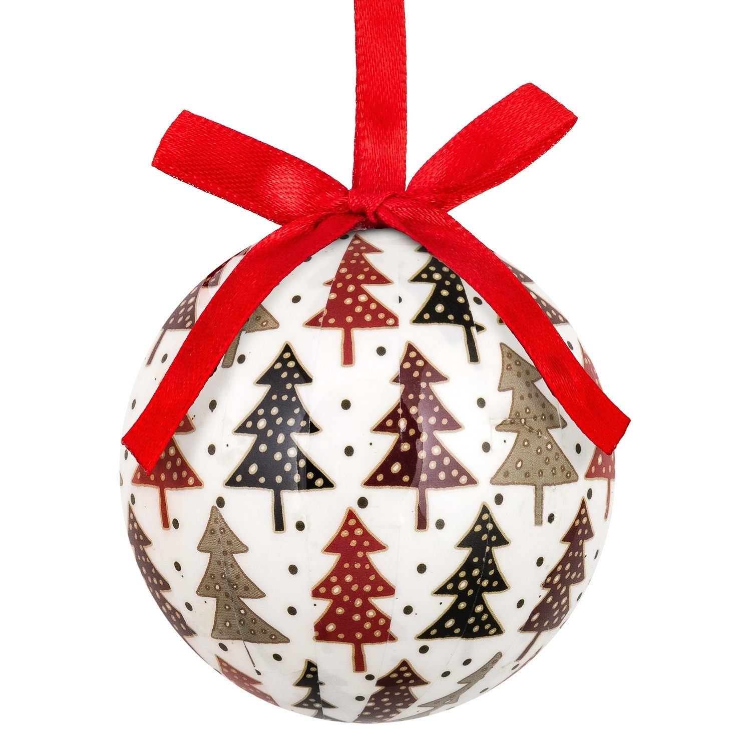 Набор ёлочных шаров Selecta Christmas 7,5 см 3 шт.