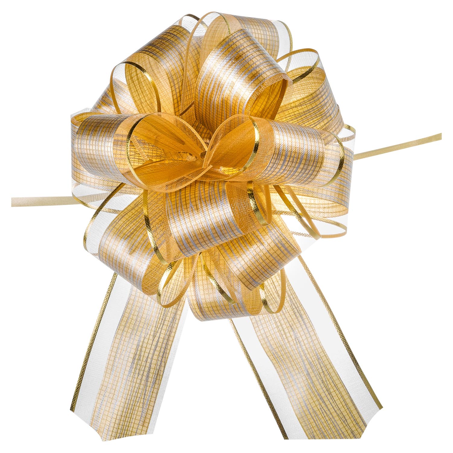 Бант-шар упаковочный Selecta 5х12 см с полосой цвет в ассортименте