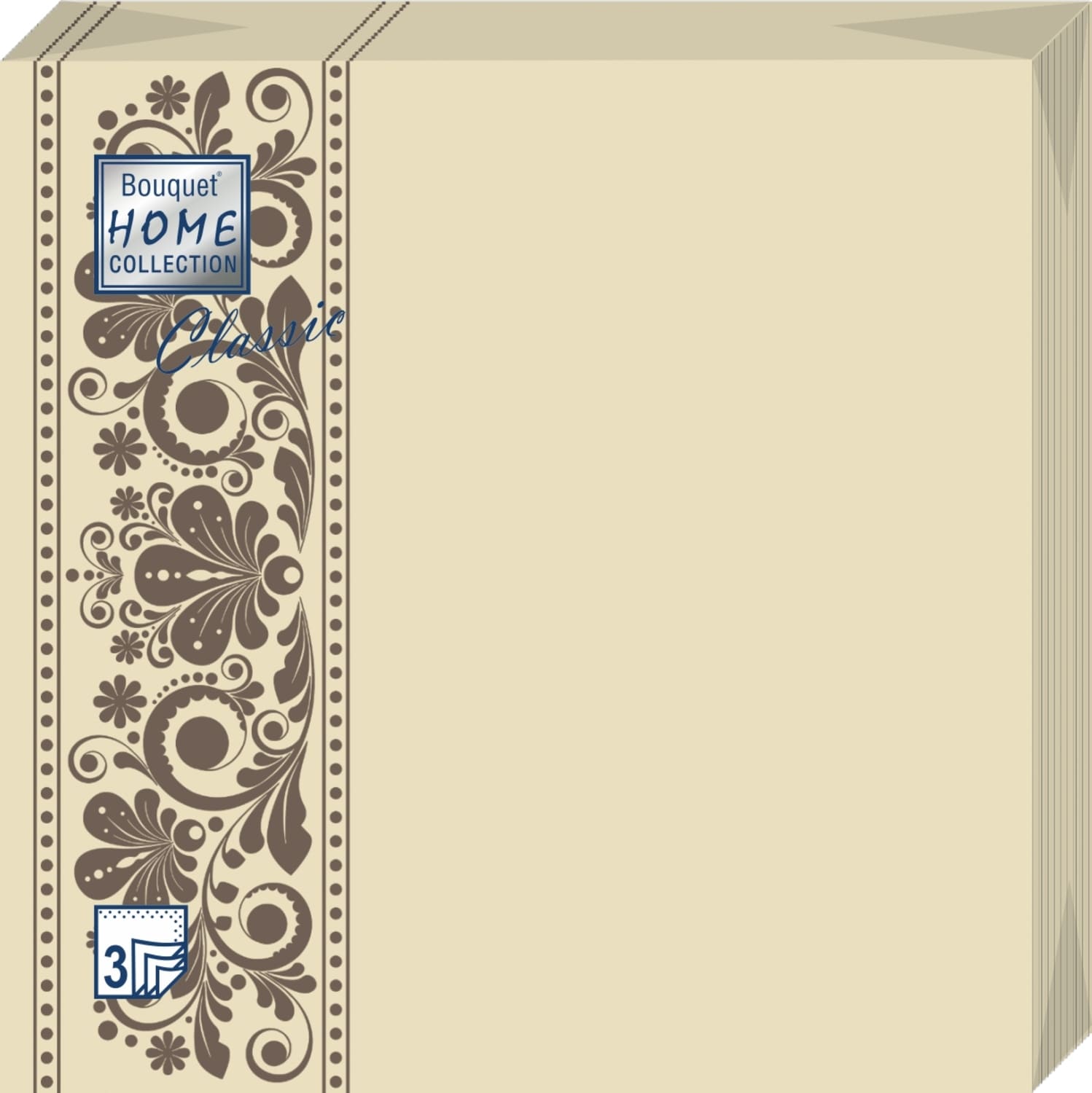 Салфетки бумажные Home Collection «Капучино» 20 шт.