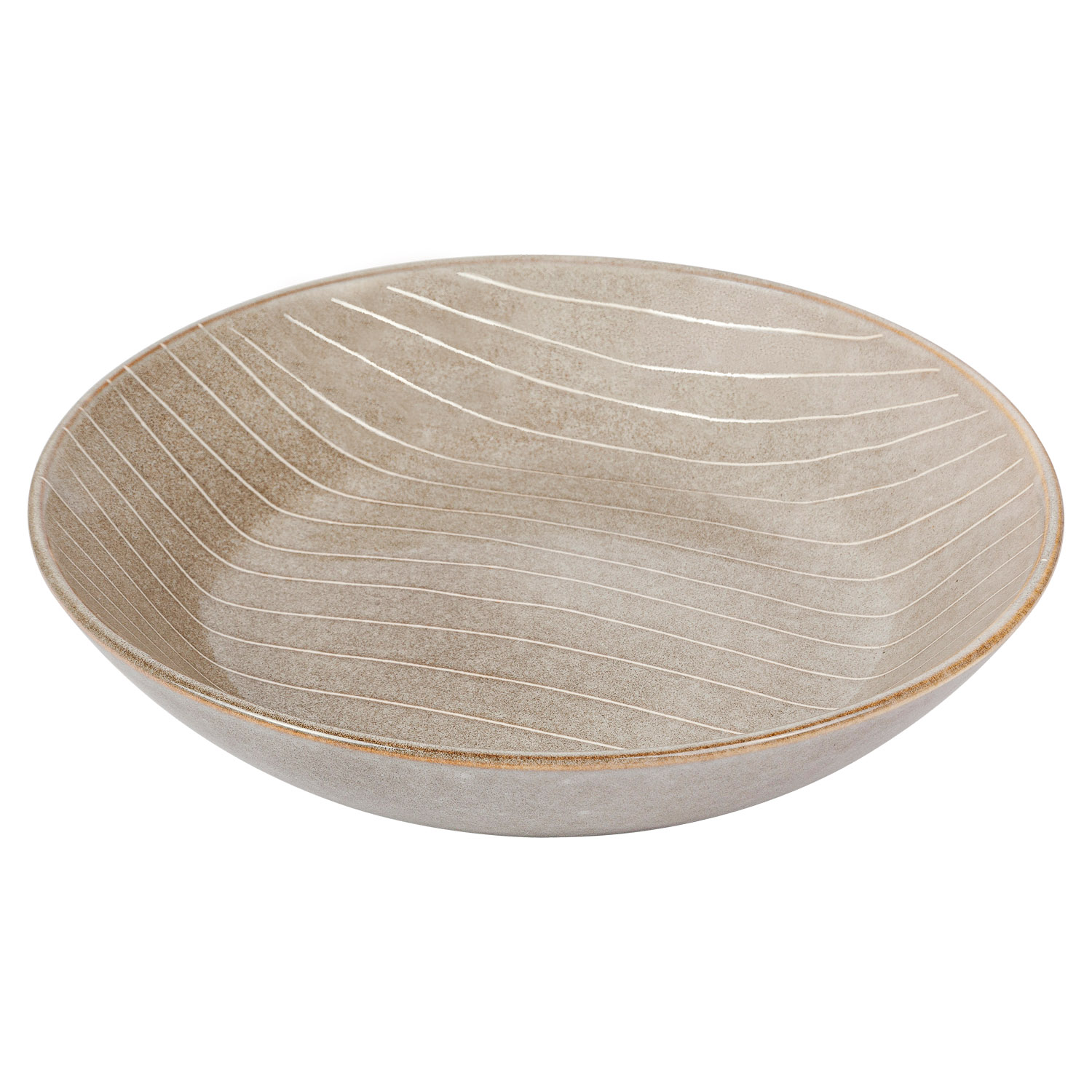 Тарелка глубокая DOMEO «Страйп светлый» 20 см