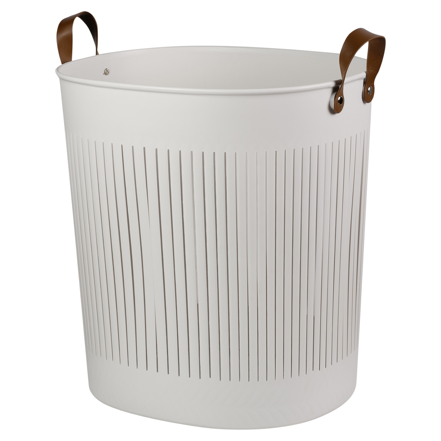 Корзина для белья Selecta 42x32,5 см белого цвета