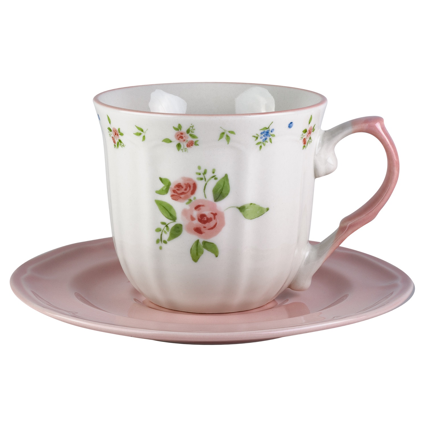 Чашка с блюдцем DOMEO "Флоренс" 220 мл