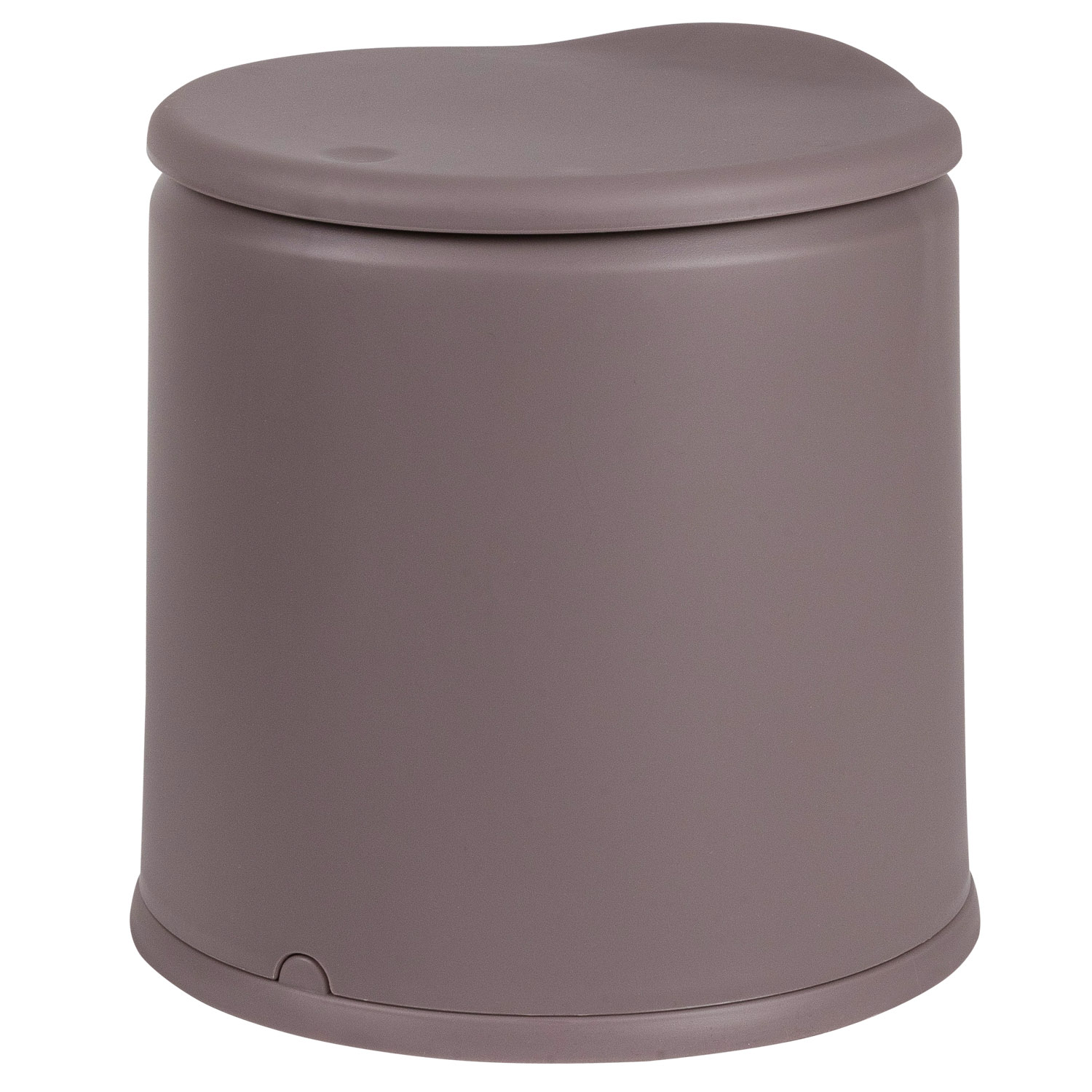 Контейнер для мусора Selecta коричневого цвета