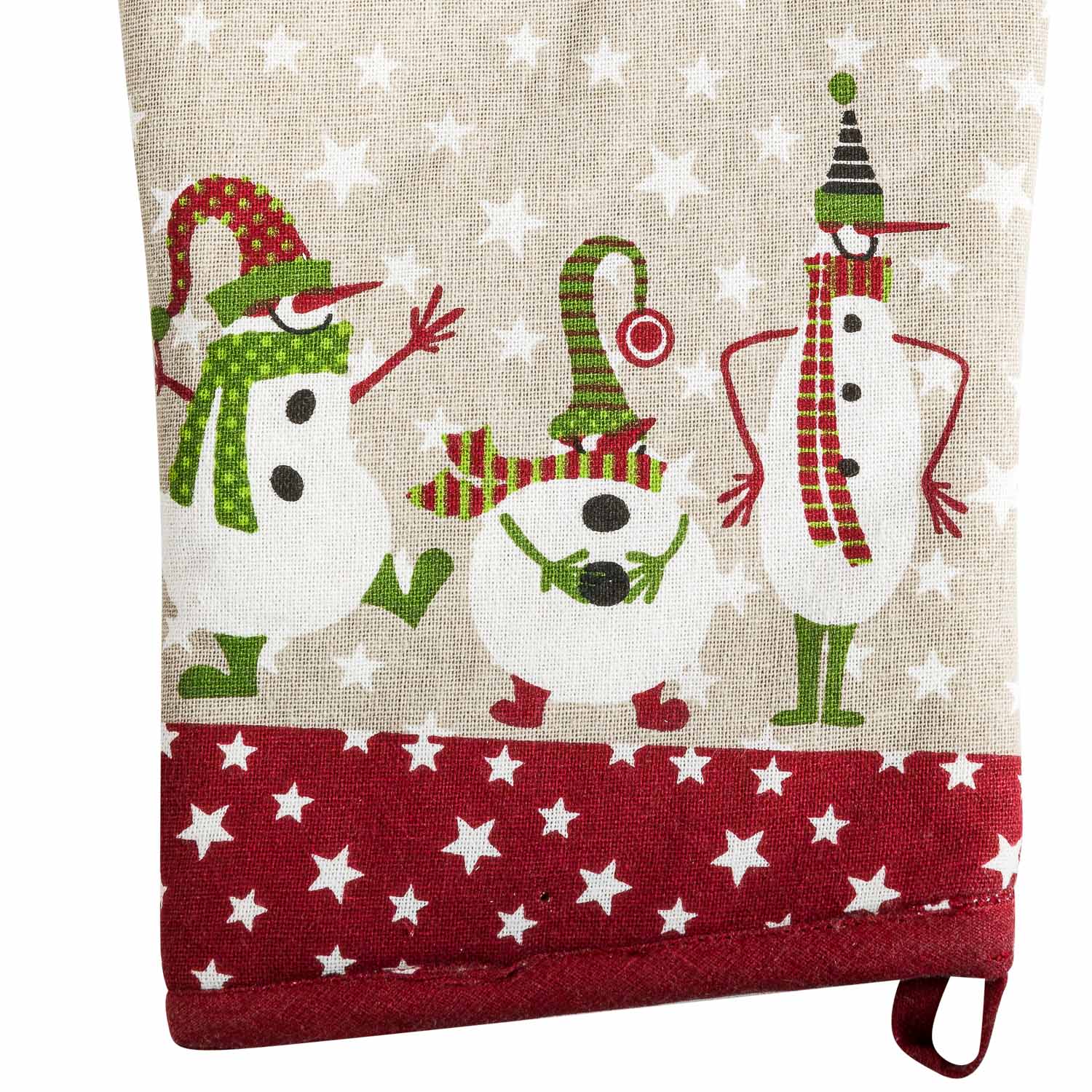 Прихватка для горячего Selecta Christmas 18x33 см в форме варежки