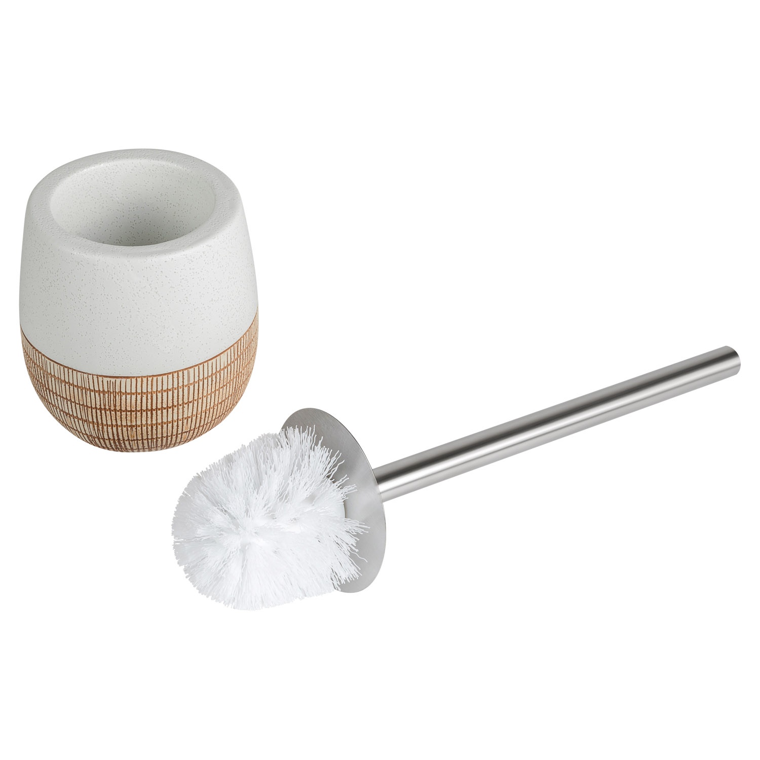 Ершик для туалета Selecta белого цвета