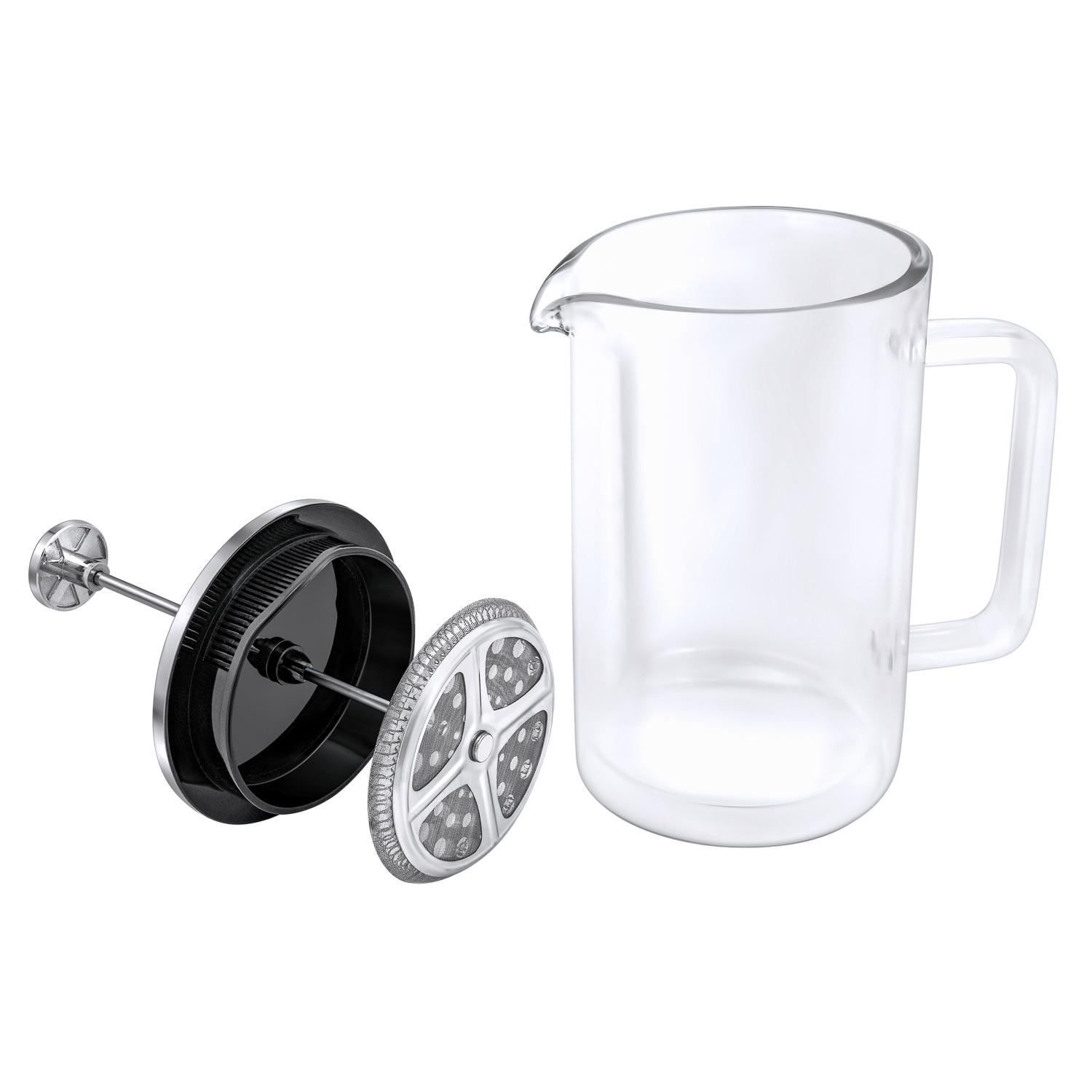 Френч-пресс с двойными стенками DOMEO 600 мл