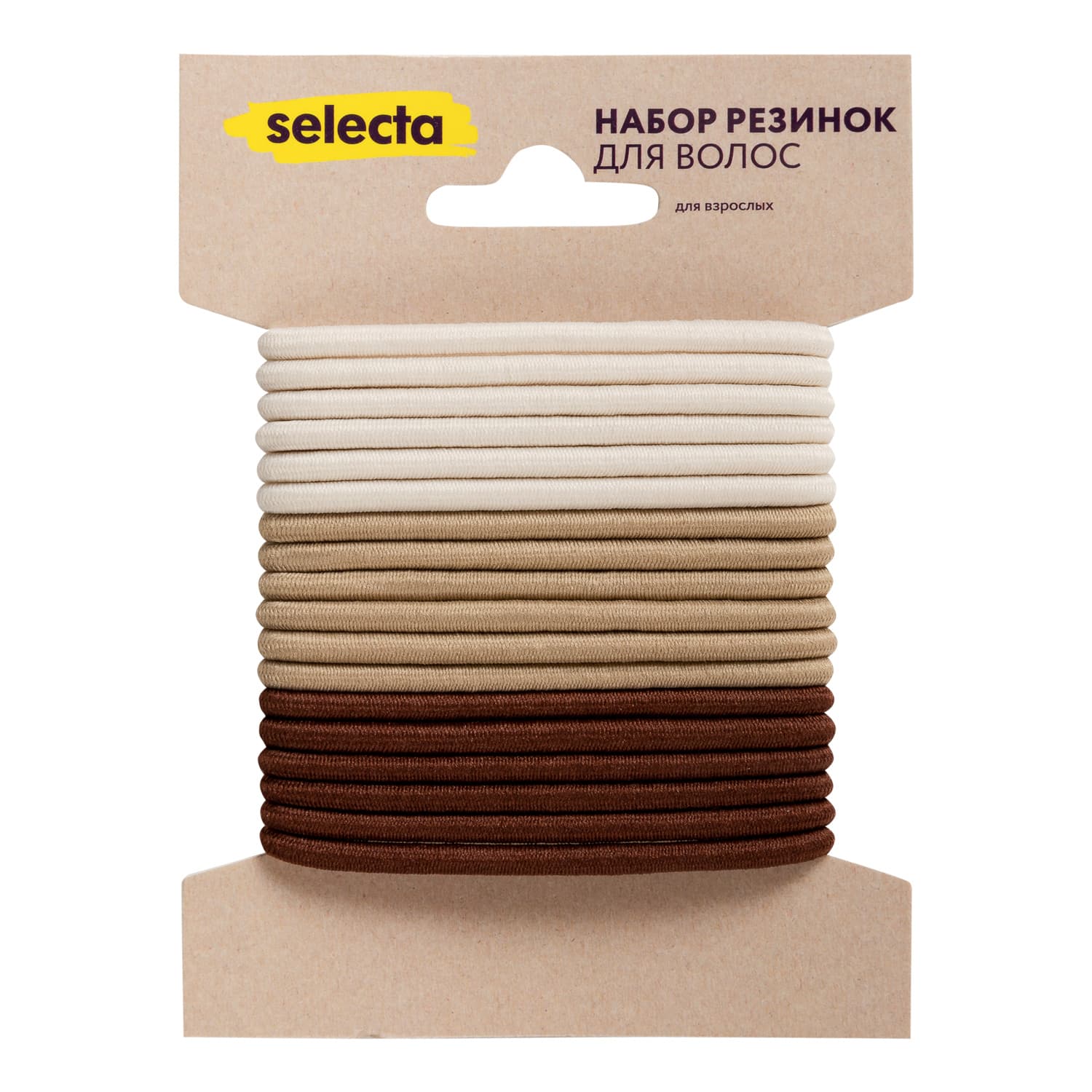 Набор резинок для волос Selecta 18 шт.
