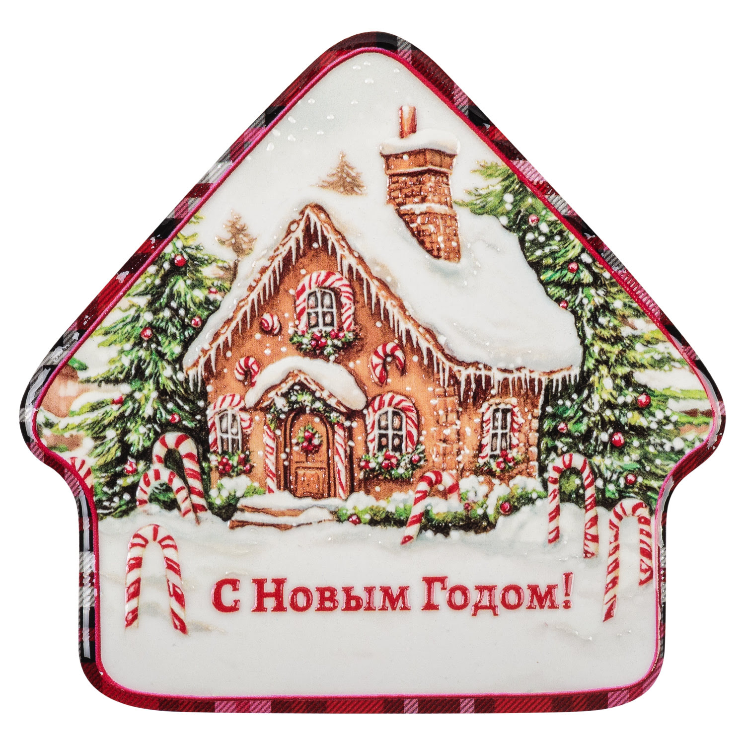 Подставка под горячее Selecta Christmas 3D 11,5х12 см 3 дизайна