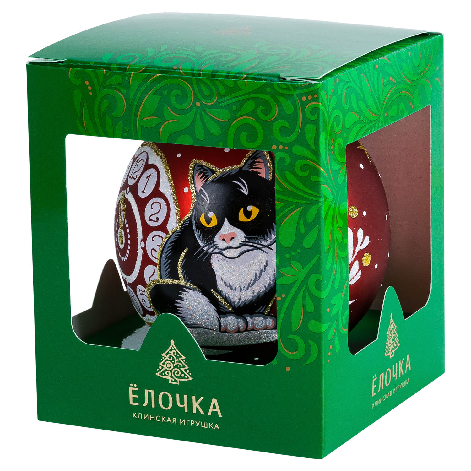 Шар елочный "Елочка" "Зодиак" 9,5 см