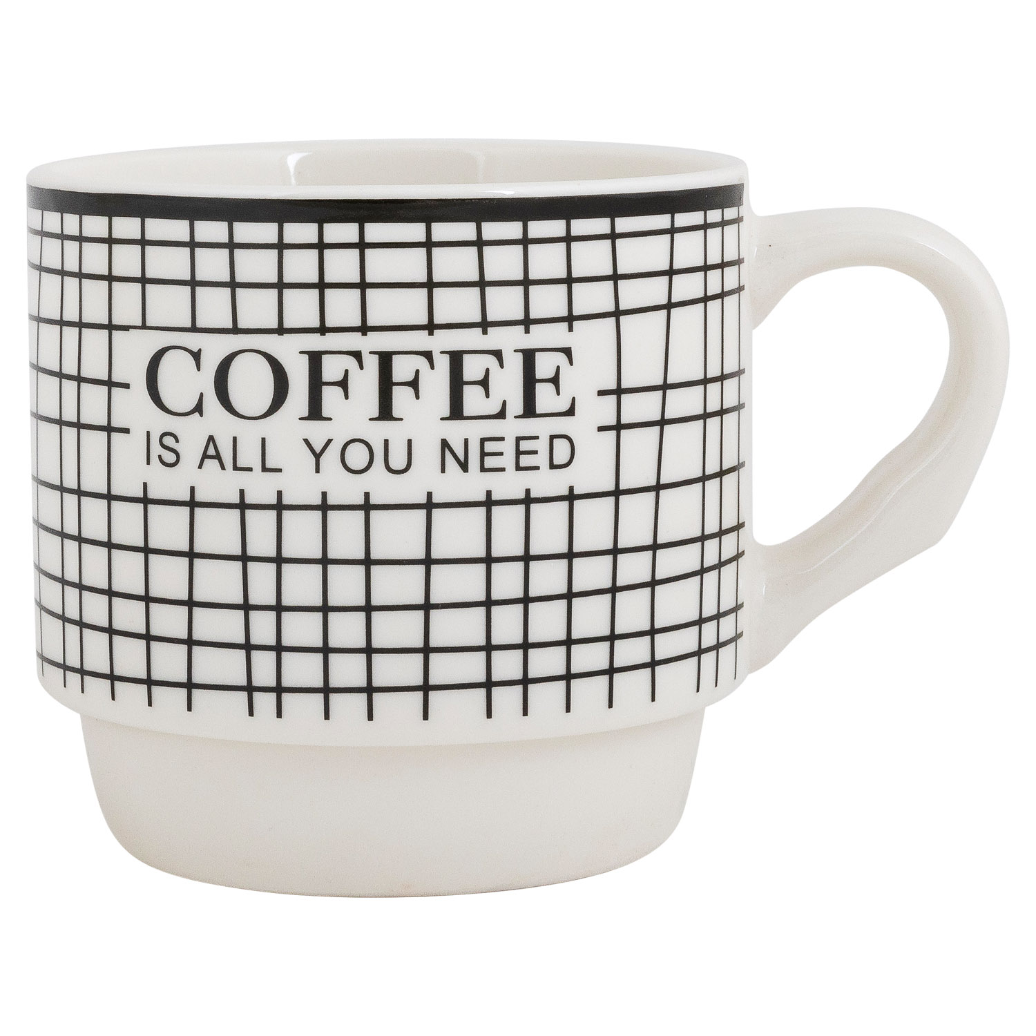 Набор кружек на подставке DOMEO 4 шт. 305 мл