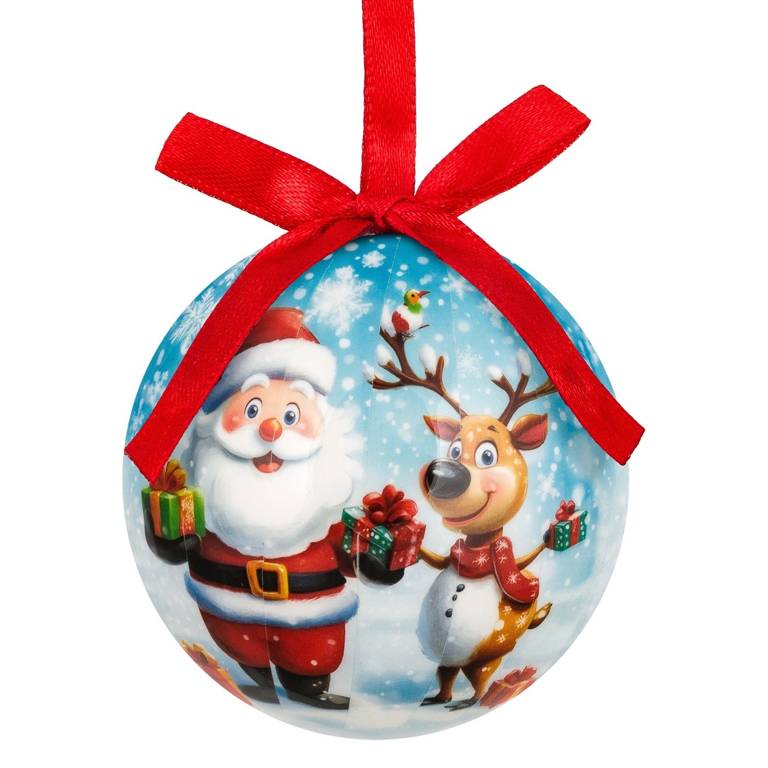 Набор ёлочных шаров Selecta Christmas 7,5 см 3 шт.