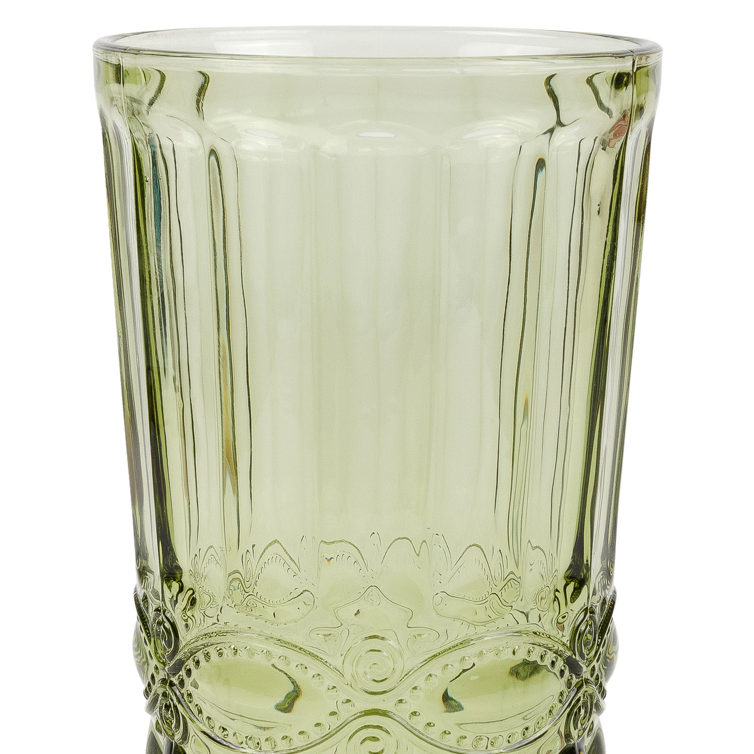 Набор стаканов DOMEO «Серпентина Зеленый» 6 шт. 350 мл