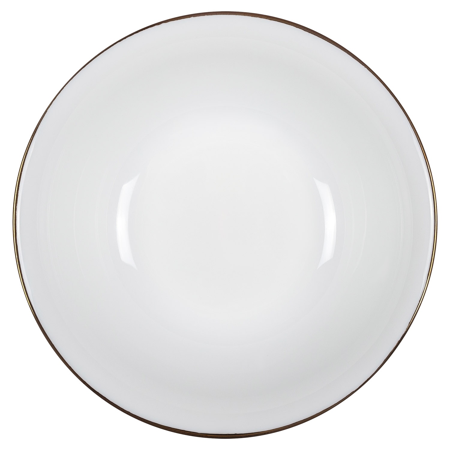 Салатник DOMEO «Классика с золотой отводкой» 16,3 см