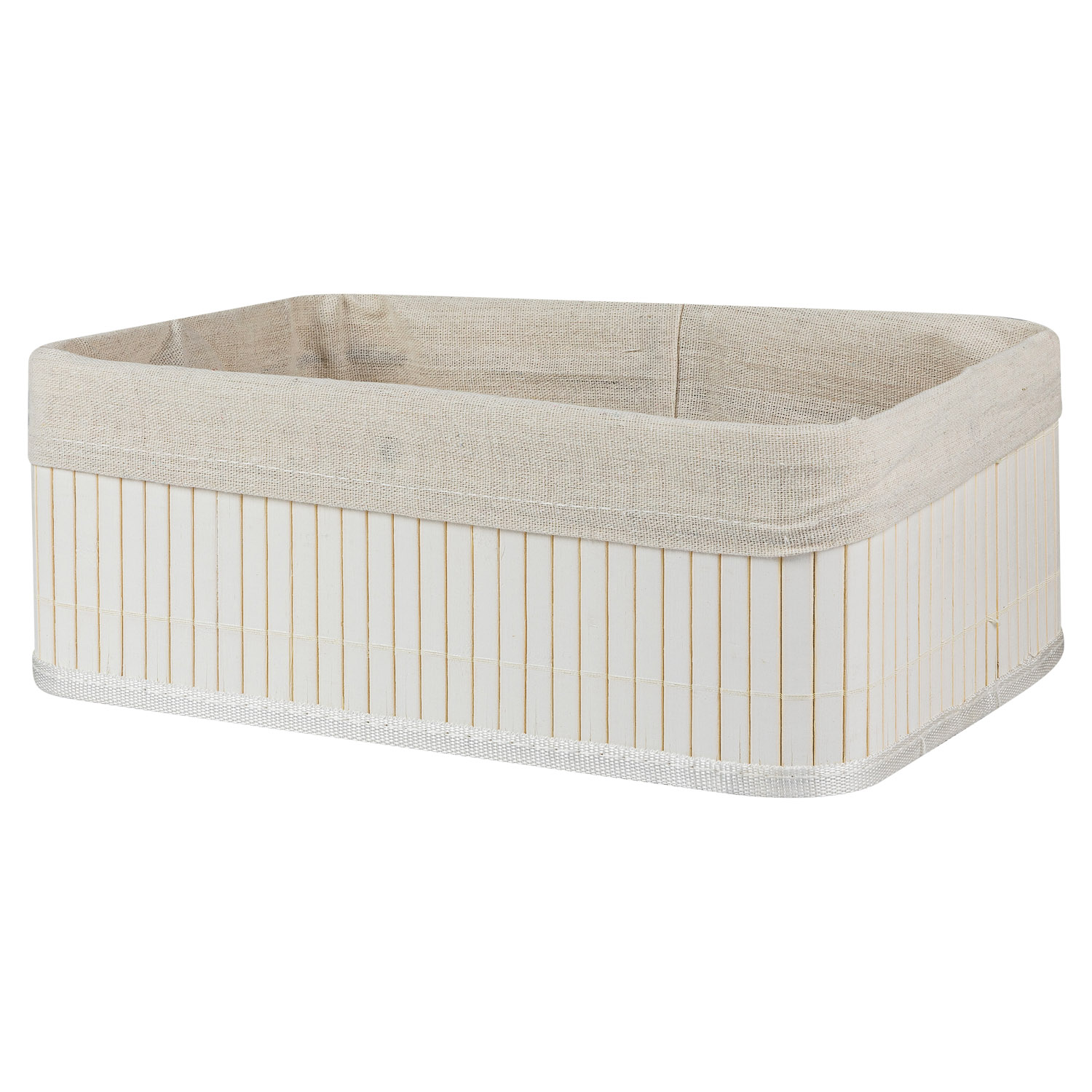 Корзина для хранения, бамбук 33х23х12 см